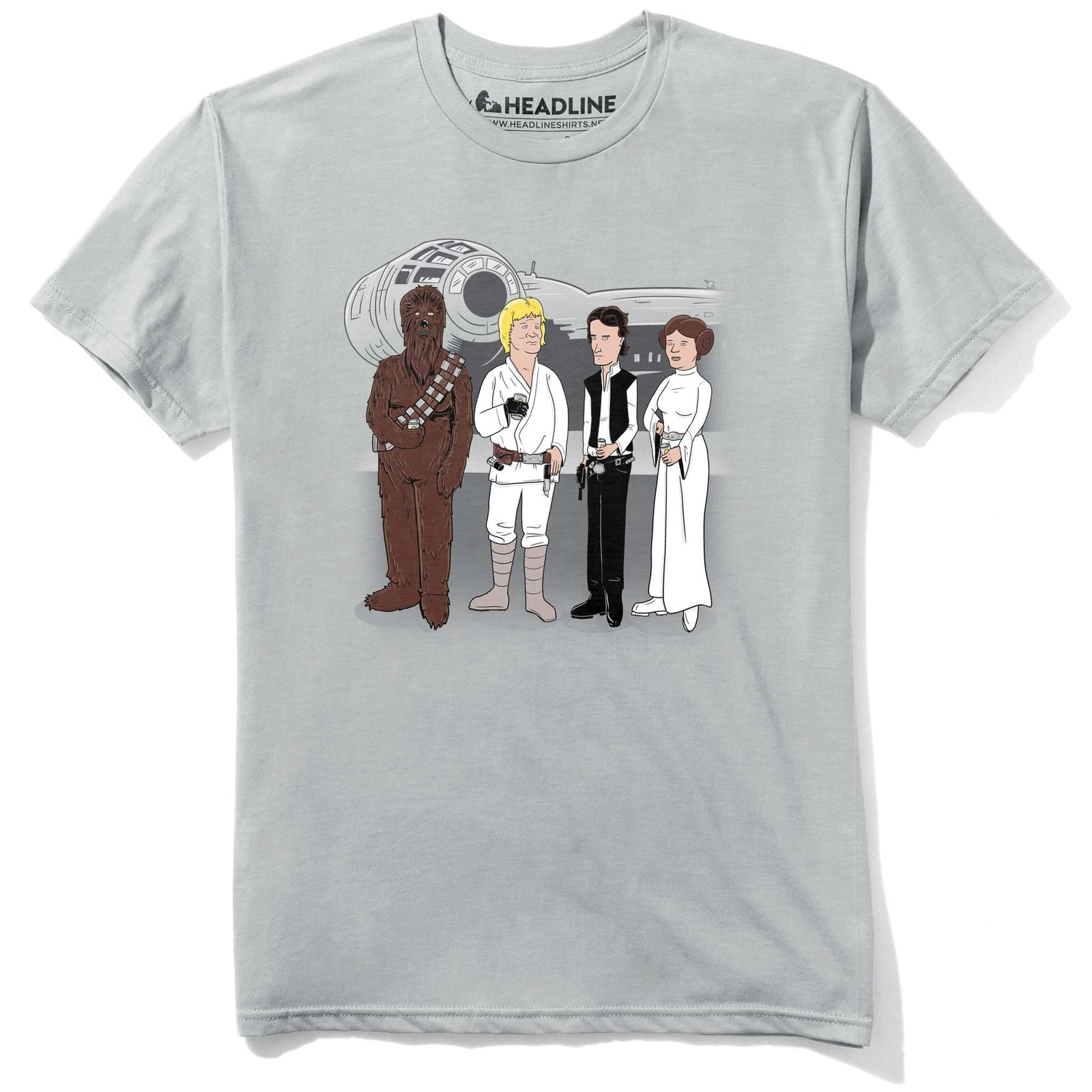 Men's King Of The Galaxy Designer Graphic T-Shirt | Cool Parody Star Wars Movie Tee | Solid Threads