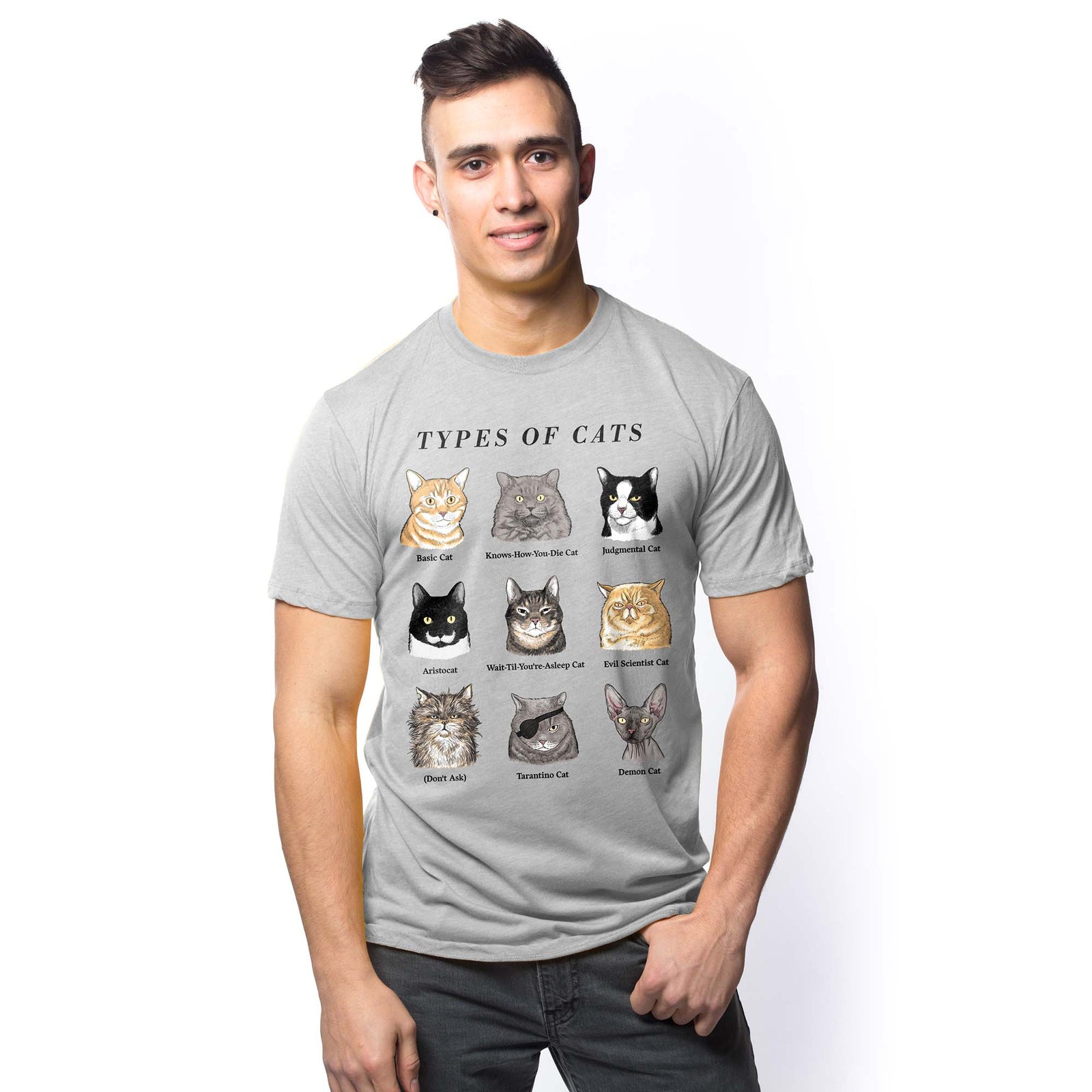 Types of Cats T-Shirt