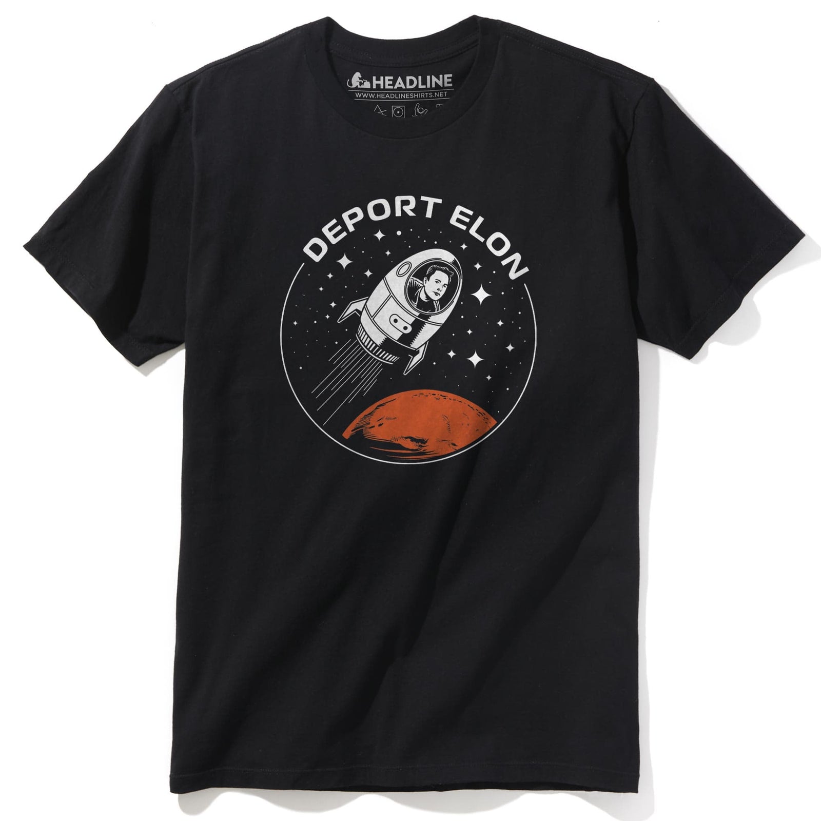 De[ort Elon Graphic Tee | Funny Anti-Oligarchy T-shirt