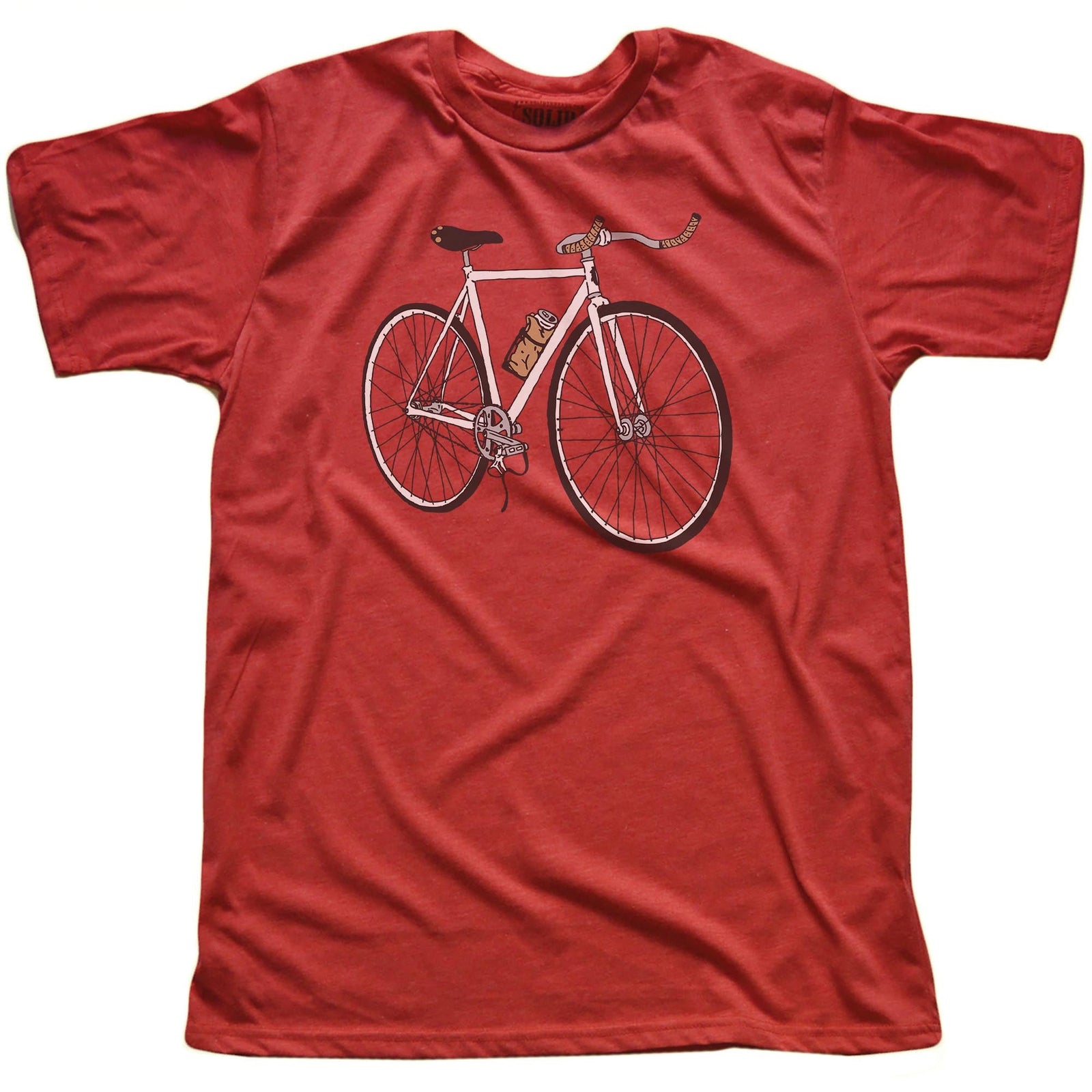 Roadie Cool Signature T-shirt in Red - Front View