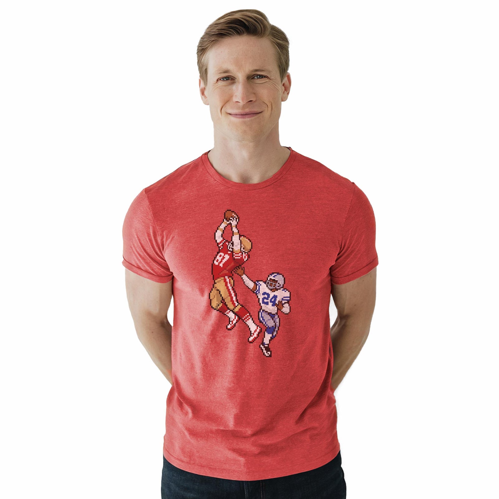 San Francisco 16-Bit Football Staple T-Shirt
