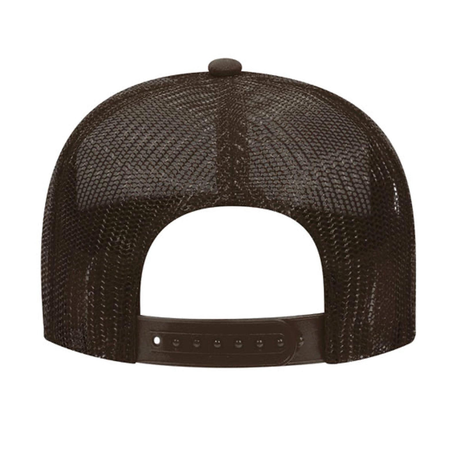 Keep Truckin' Cool USA Made Trucker Hat | Vintage Bigfoot Sasquatch Slogan Graphic Cap Back | Solid Threads