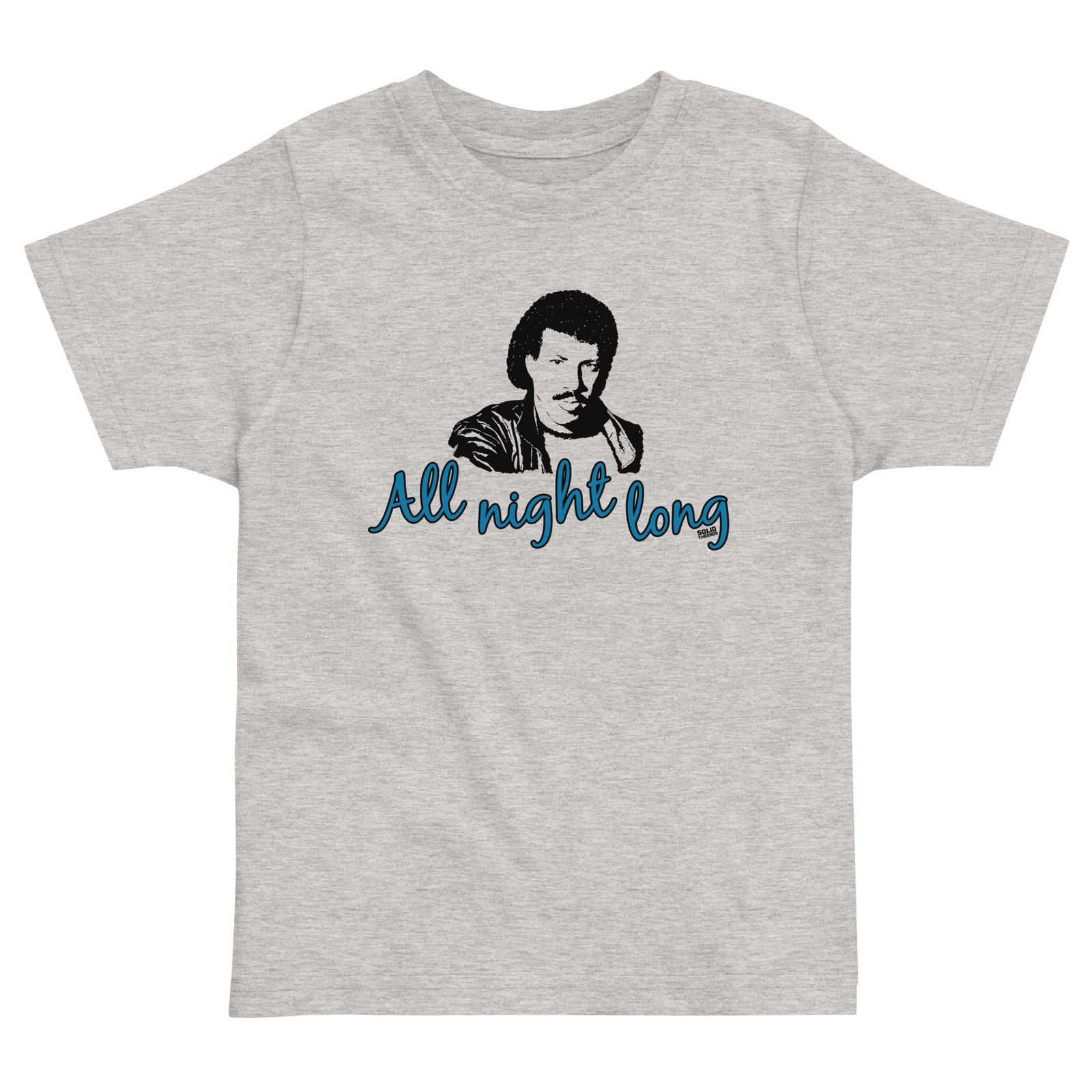 Toddler's All Night Long Retro Extra Soft T-Shirt | Cool Lionel Richie Tee | Solid Threads