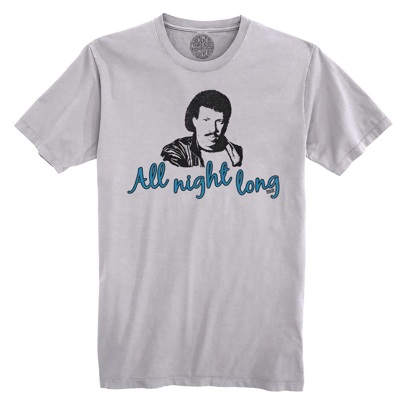 All Night Long Vintage Organic Cotton T-shirt | Cool 80s Song Tee | Solid Threads
