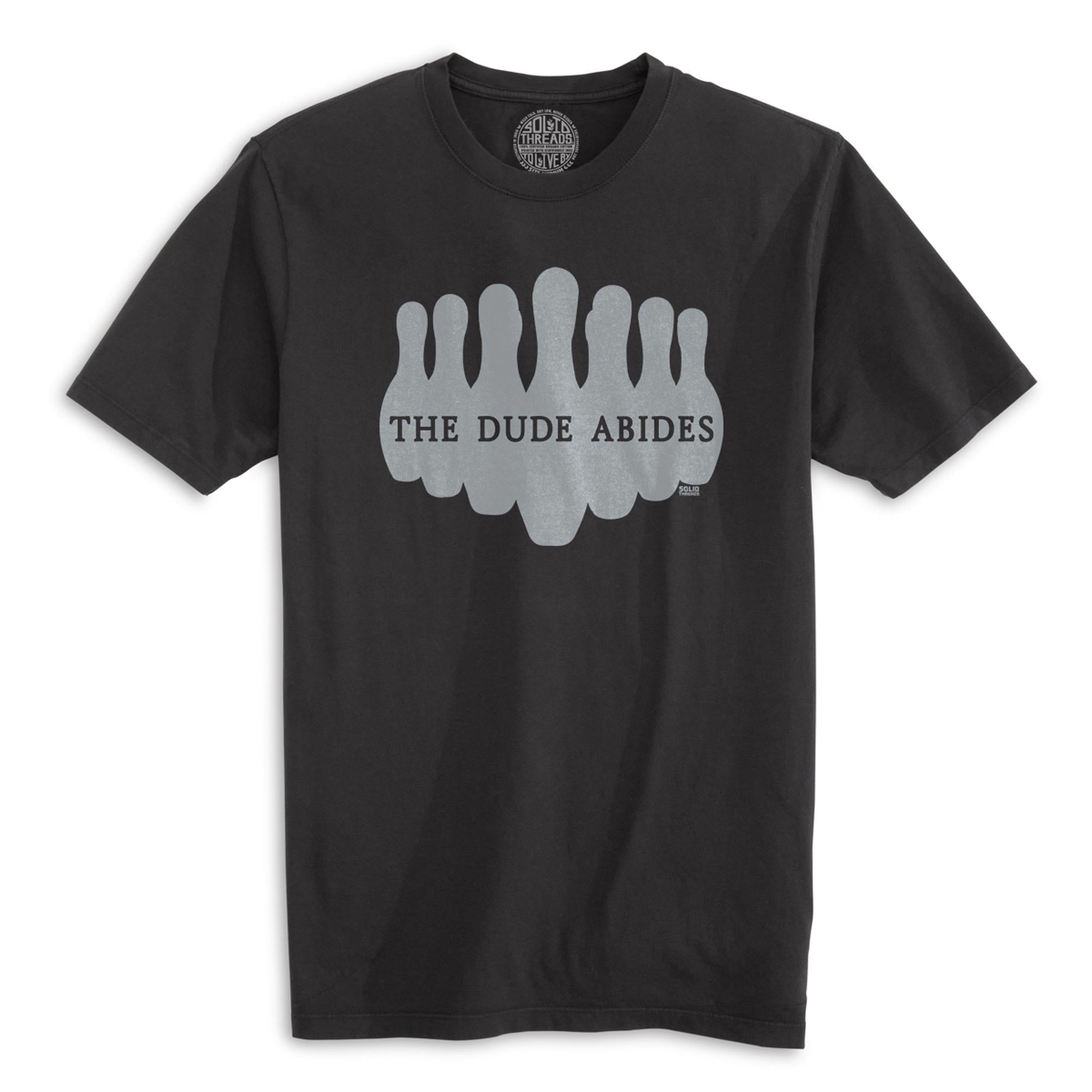 The Dude Abides Cool Organic Cotton T-shirt | Retro Big Lebowski  Tee | Solid Threads