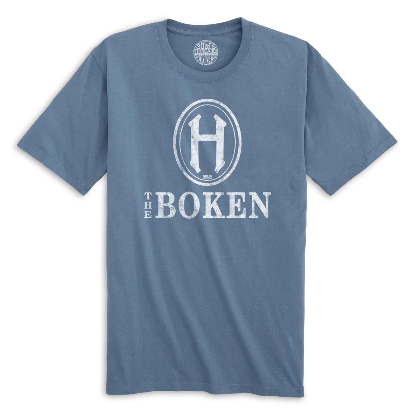 The Boken Cool Organic Cotton T-shirt | Vintage Hoboken Tee | Solid Threads