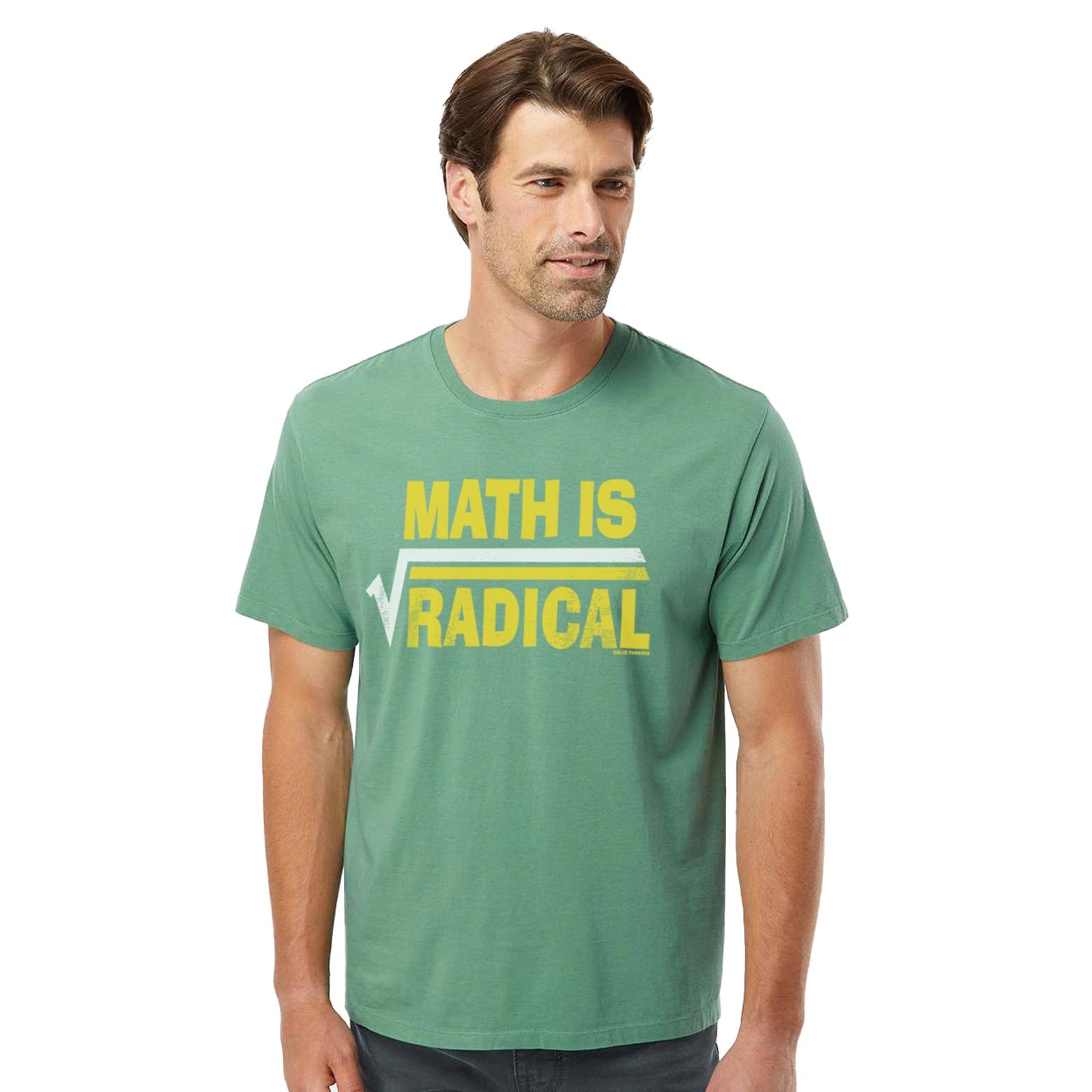 Math is Radical Vintage Inspired T-shirt on Model | SOLID THREADS