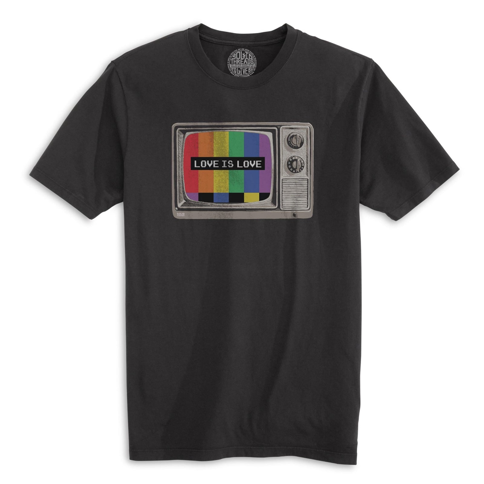 Pride Emergency Cool Organic Cotton T-shirt | Retro Lgbtq Tee | Solid Threads
