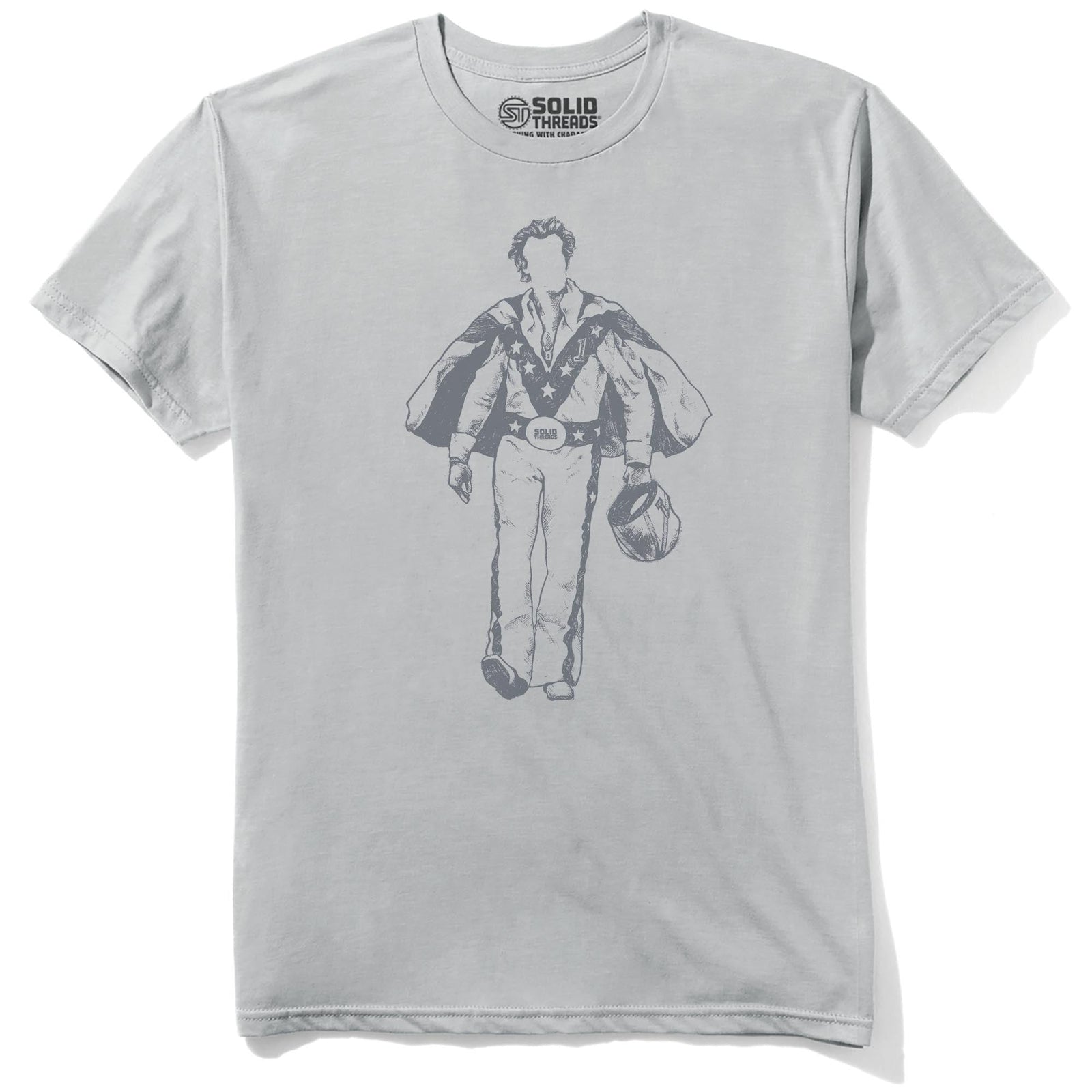 Daredevil Cool Staple T-shirt in Silver - Front View