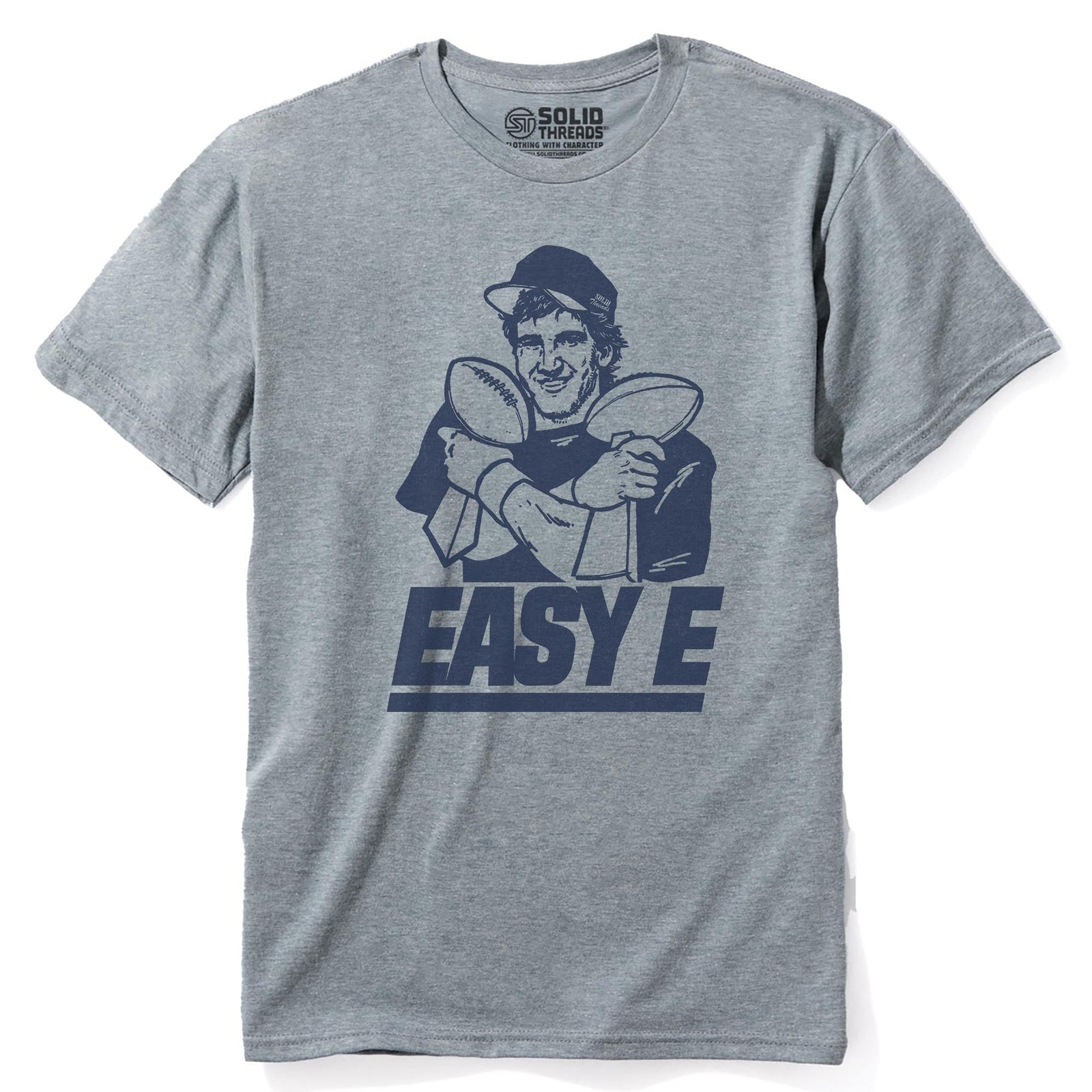 Easy E Vintage Staple T-shirt in Ash Heather - Front View
