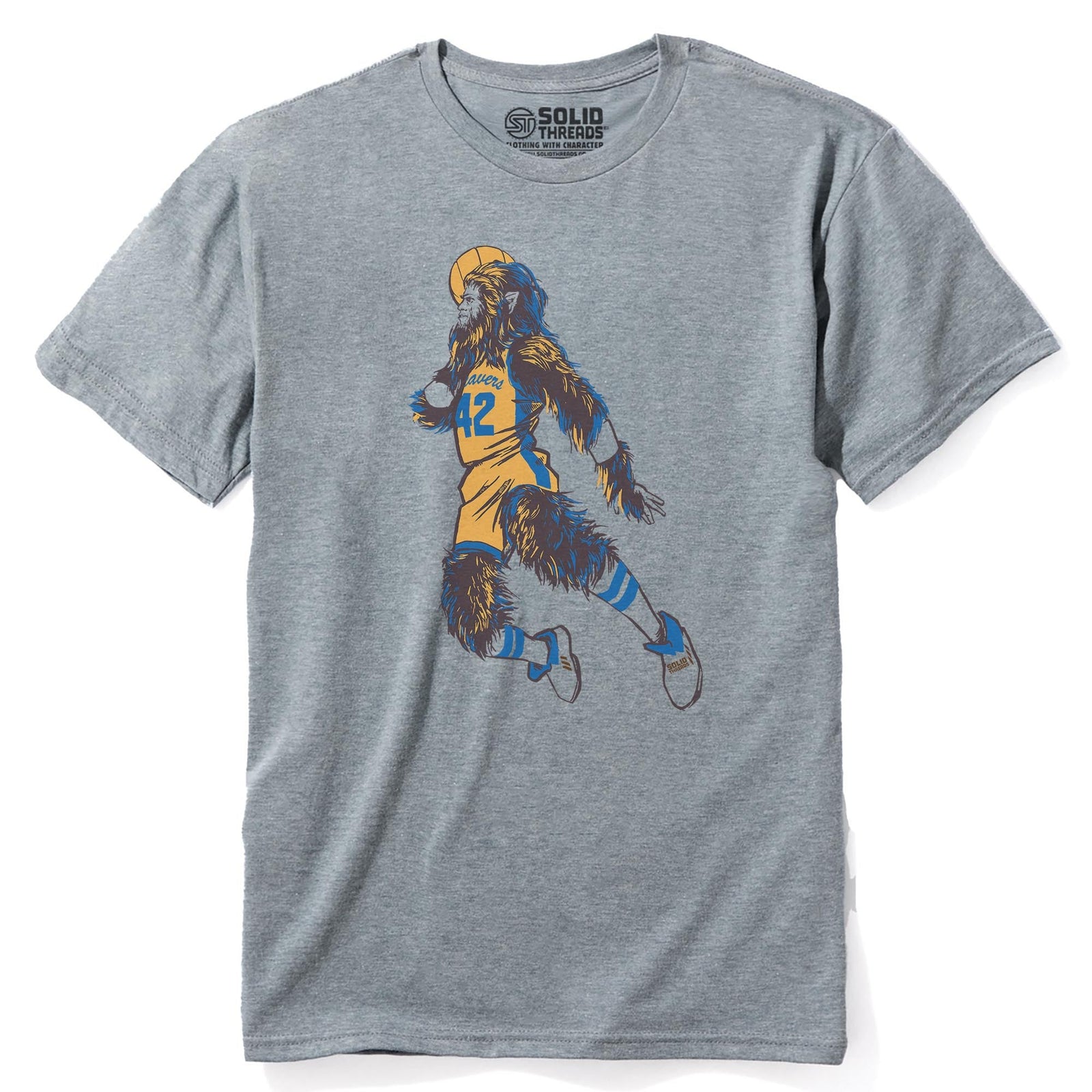 Teen Wolf Cool Staple T-shirt in Ash Heather - Front View