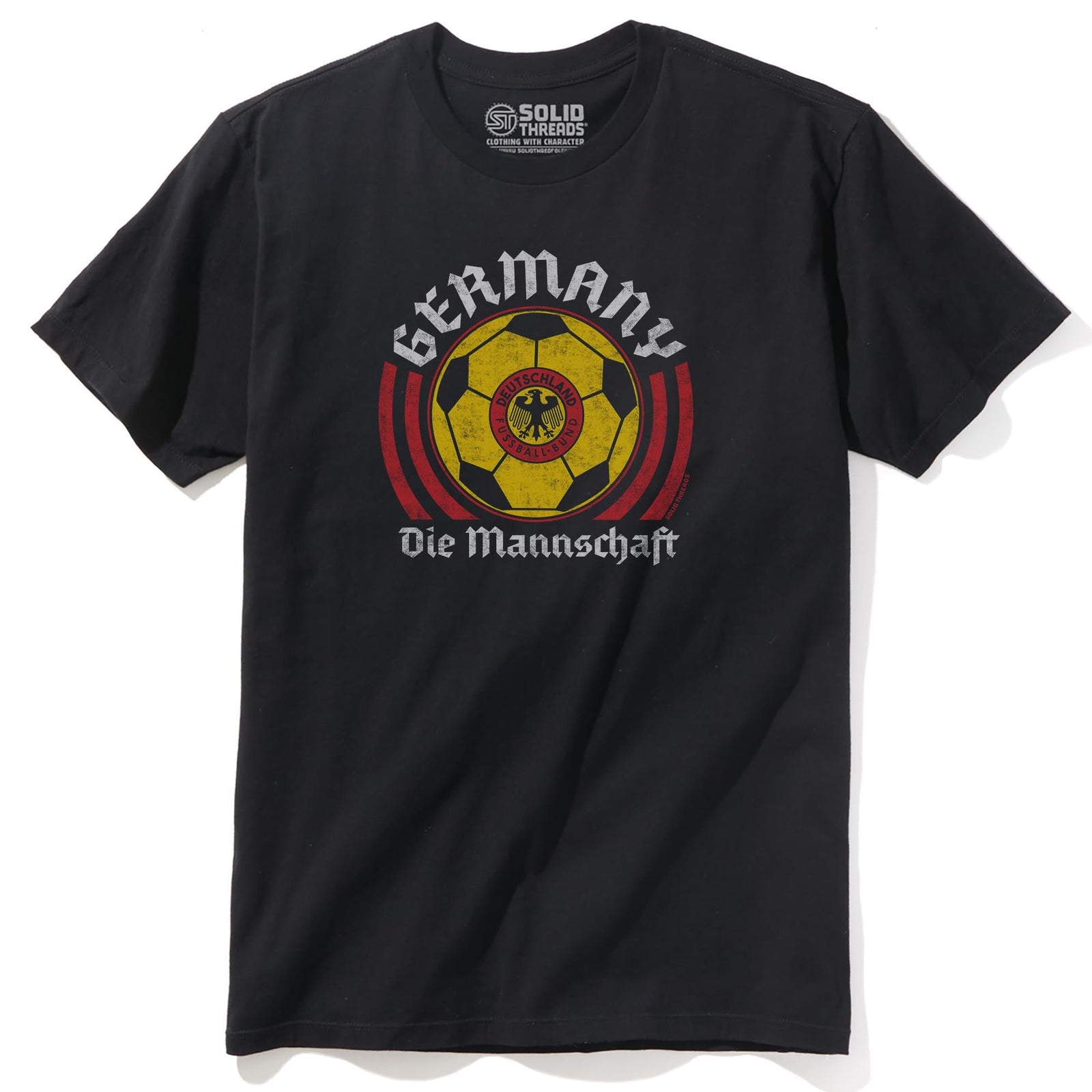 Germany National Soccer Team Cool Staple T-shirt in Black - Front View