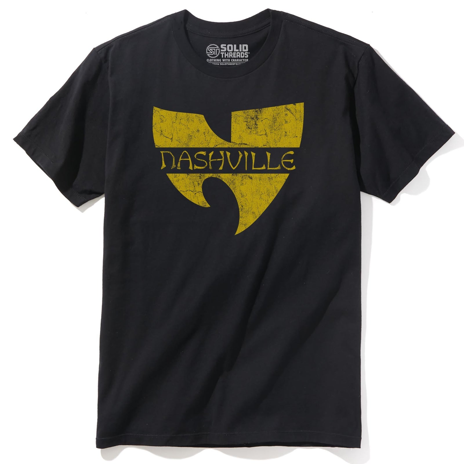 Nash Wutang Cool Staple T-shirt in Black - Front View