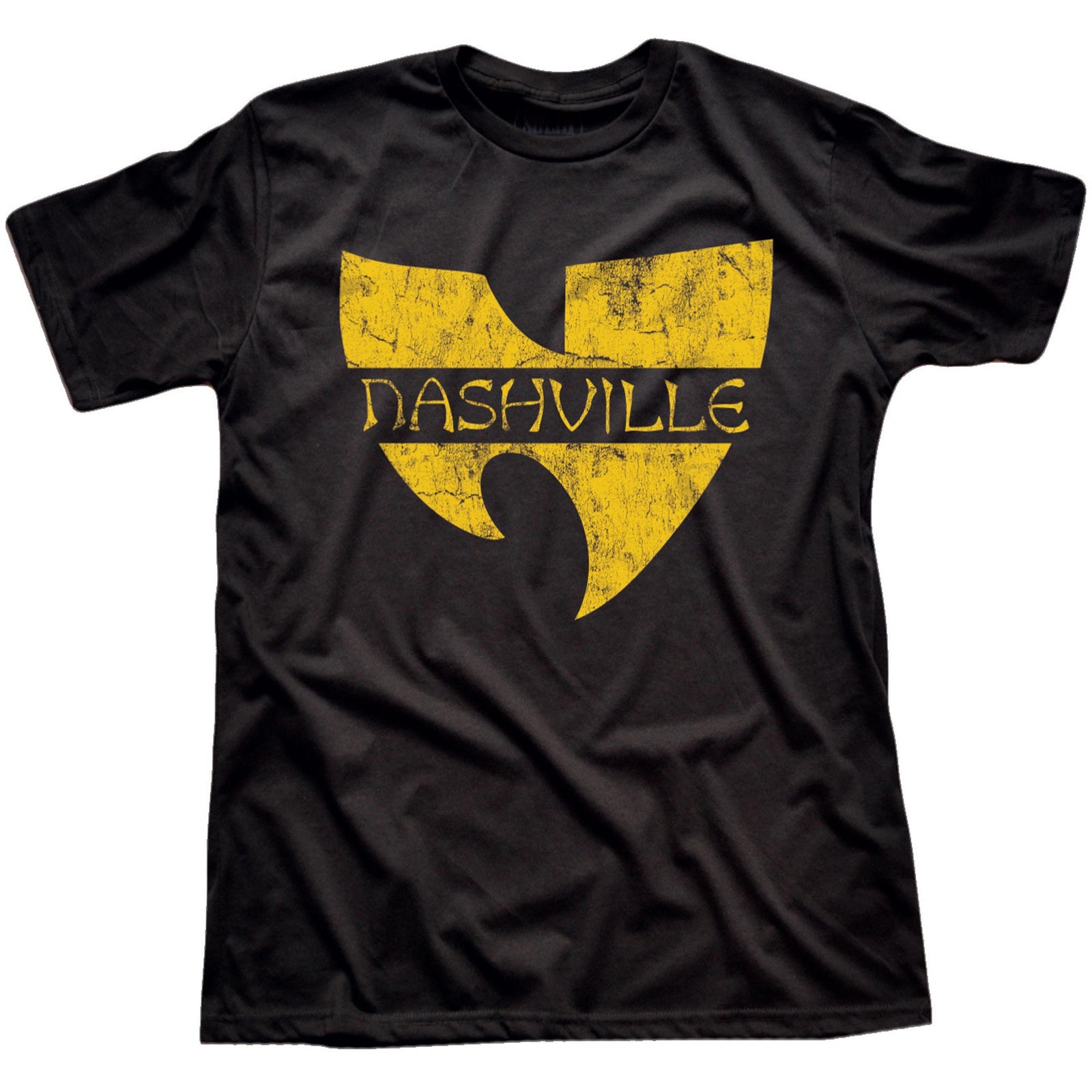Men's Nash Wutang Cool Graphic T Shirt | Vintage Nashville Music Wu Tang Clan Tee | Solid Threads