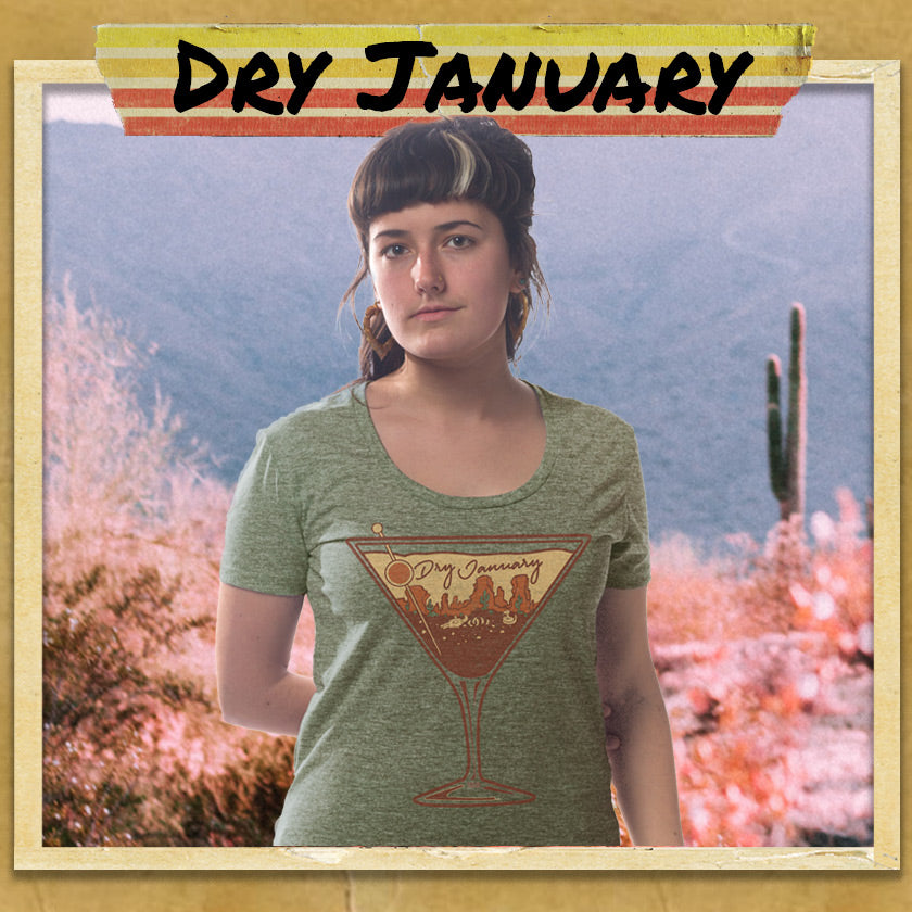 Funny Dry January T-shirts | Cool Sobriety Tees & Gifts