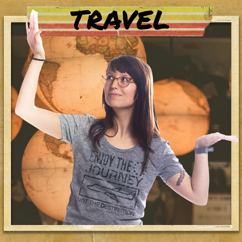 Vintage travel t-shirts and cool retro vacation and adventure graphic tees. Ethically sourced in the USA and printed with ecofriendly inks for conscious comfort and laid back looks wherever you may go.