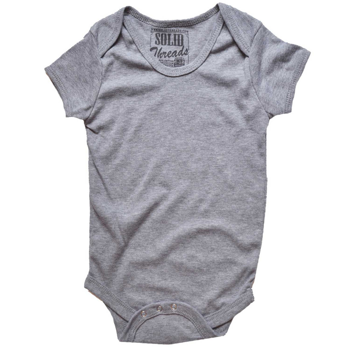 Baby Solid Threads Onesie