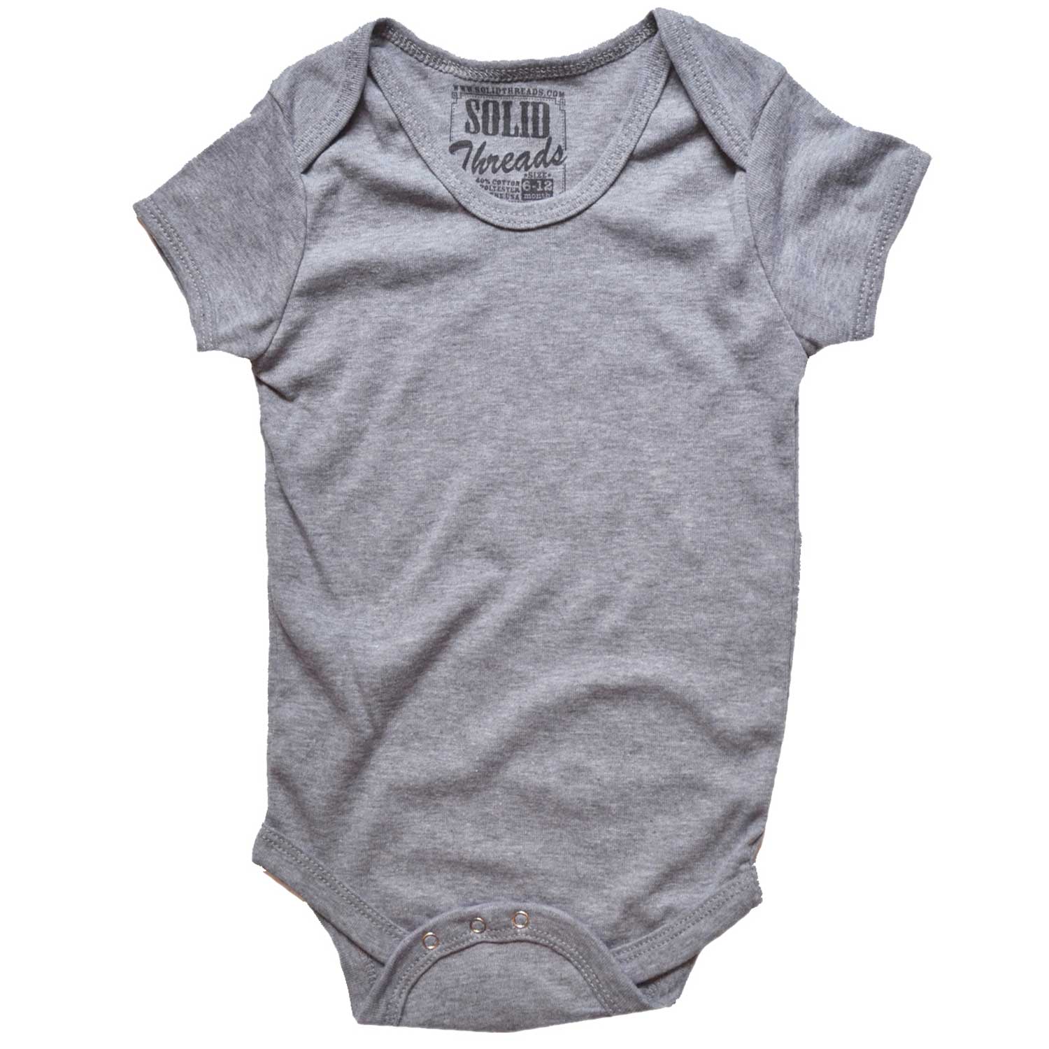 Baby Solid Threads Onesie