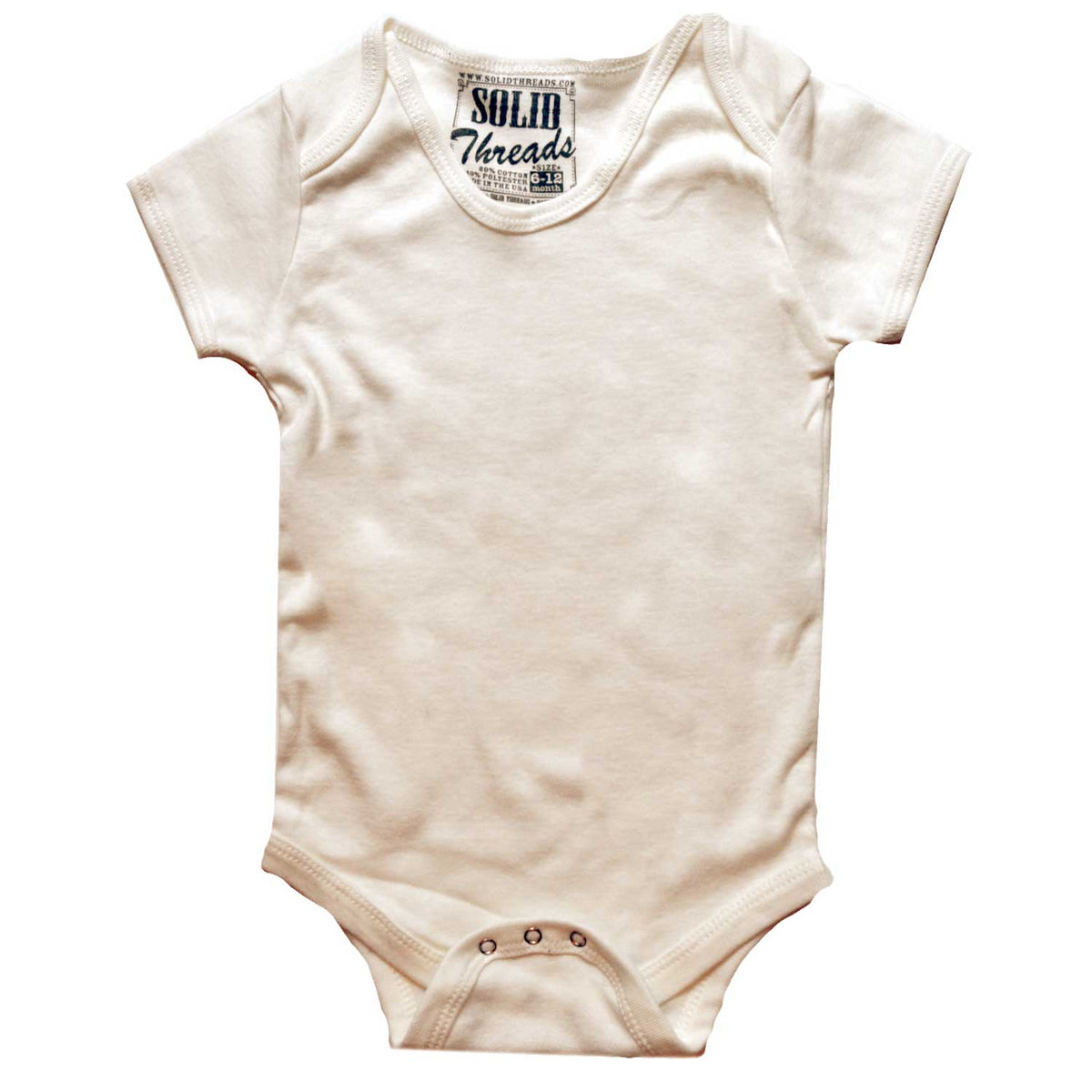 Baby Solid Threads Onesie