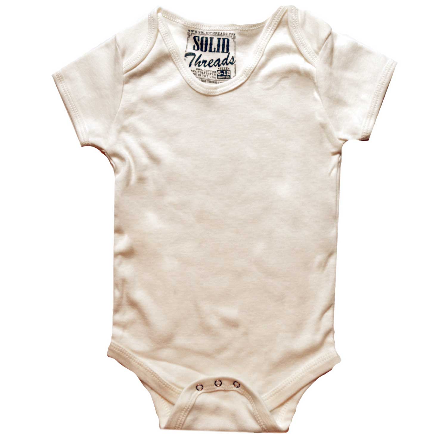 Baby Solid Threads Onesie