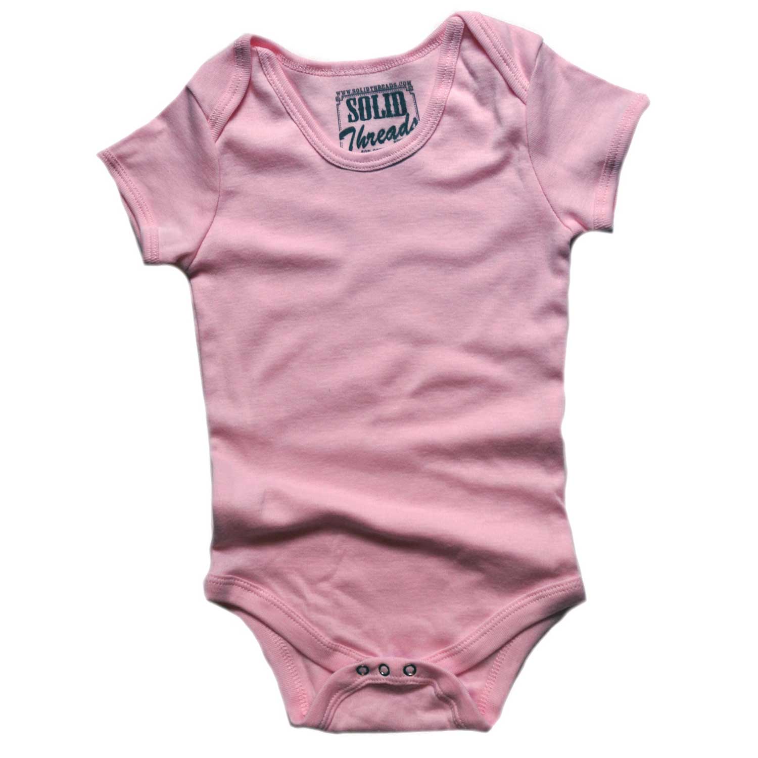 Baby Solid Threads Onesie