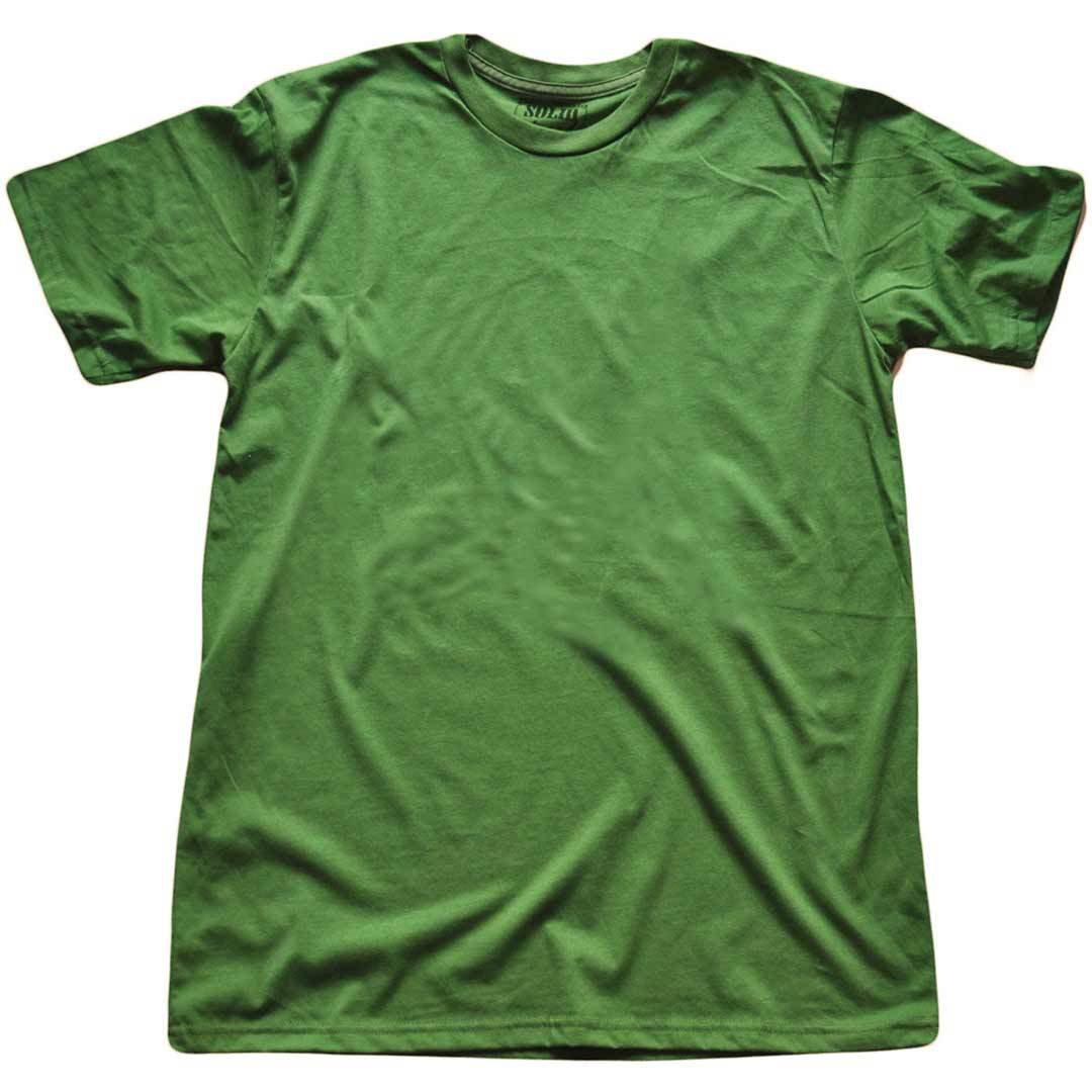 Men's Solid Threads Crew Neck Kelly T-shirt