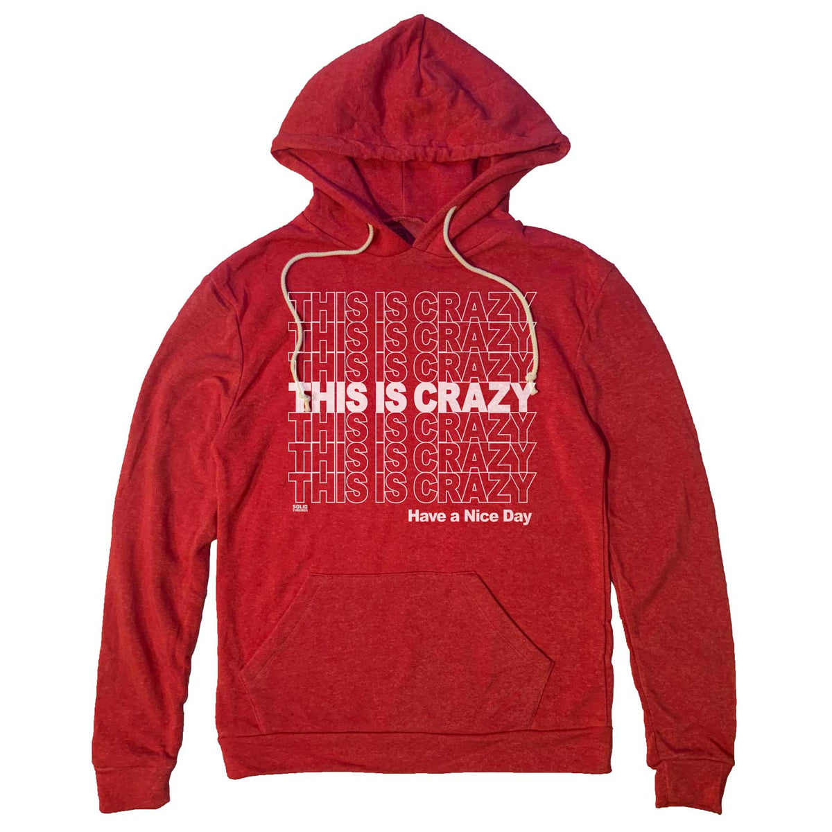 Unisex This is Crazy Vintage Graphic Hoodie | Funny National Lampoon&#39;s Vacation Sweatshirt | Solid Threads