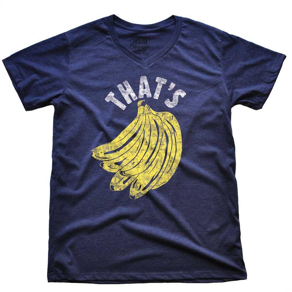 That's Bananas Vintage V-neck T-shirt | SOLID THREADS