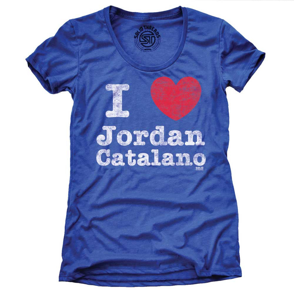 Women&#39;s I Heart Jordan Catalano Cool Graphic T-Shirt | Vintage 90s Heartthrob Tee | Solid Threads