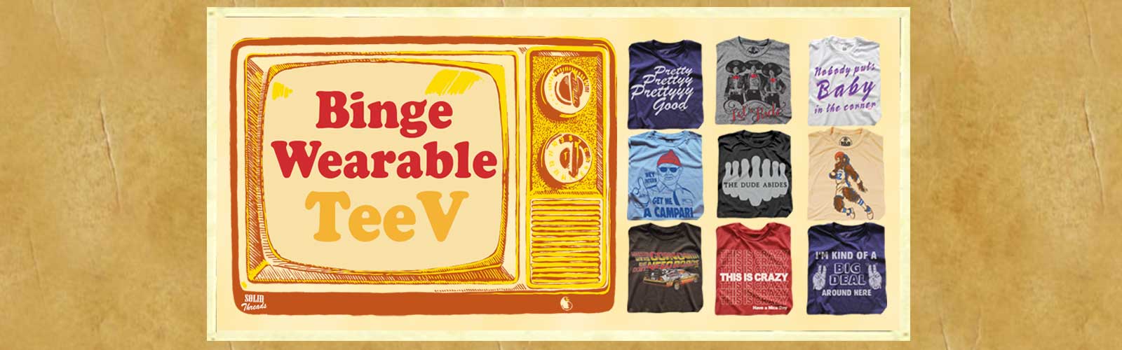Binge-Wearable T(ee)V | Cool Retro Graphic Tees Inspired by TV & Movies