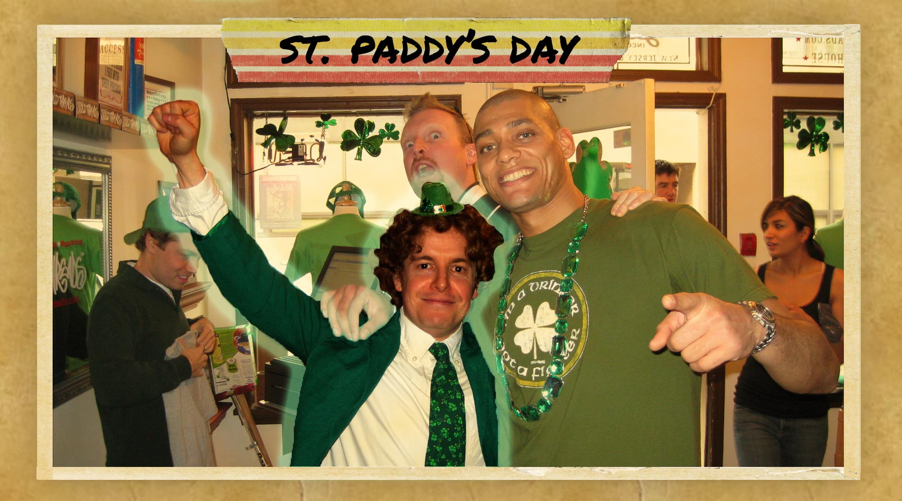 st_paddys_day_vintage_tee_shirts_with_cool_funny_retro_leprechaun_irish_st_pattys_green_graphic