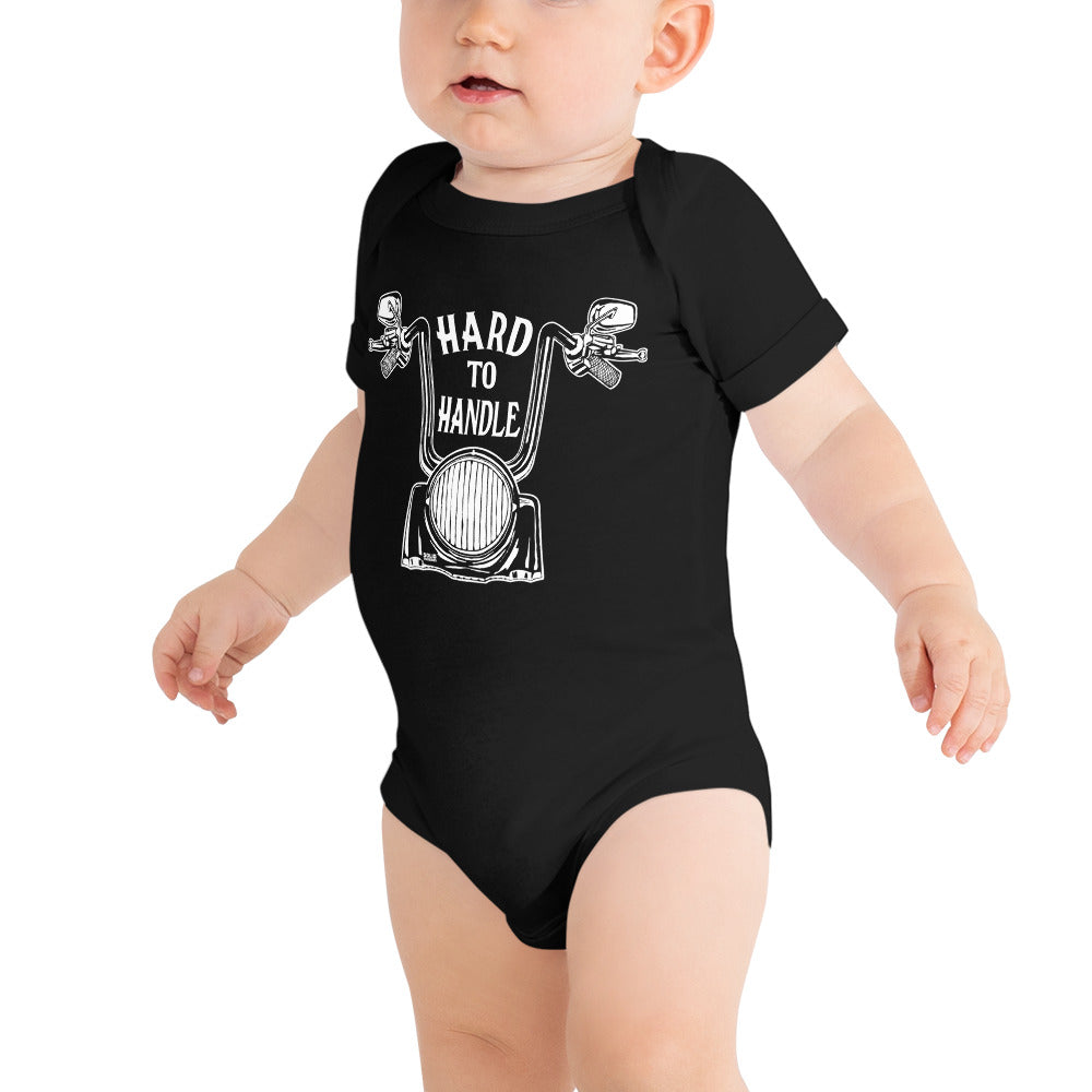 Baby Hard To Handle Cool Playground Extra Soft One Piece | Cute Bike Romper | Solid Threads