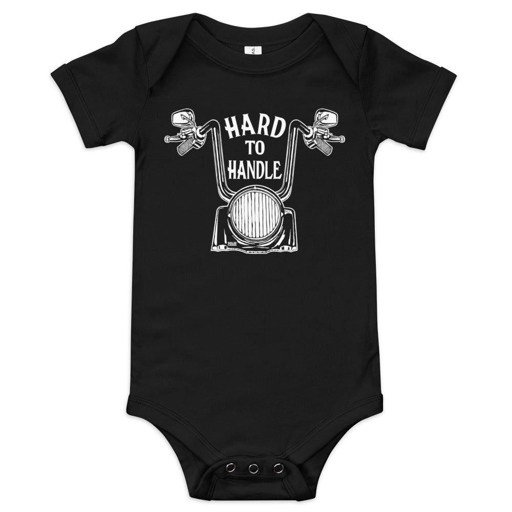 Baby Hard To Handle Cool Playground Extra Soft One Piece | Cute Bike Romper | Solid Threads