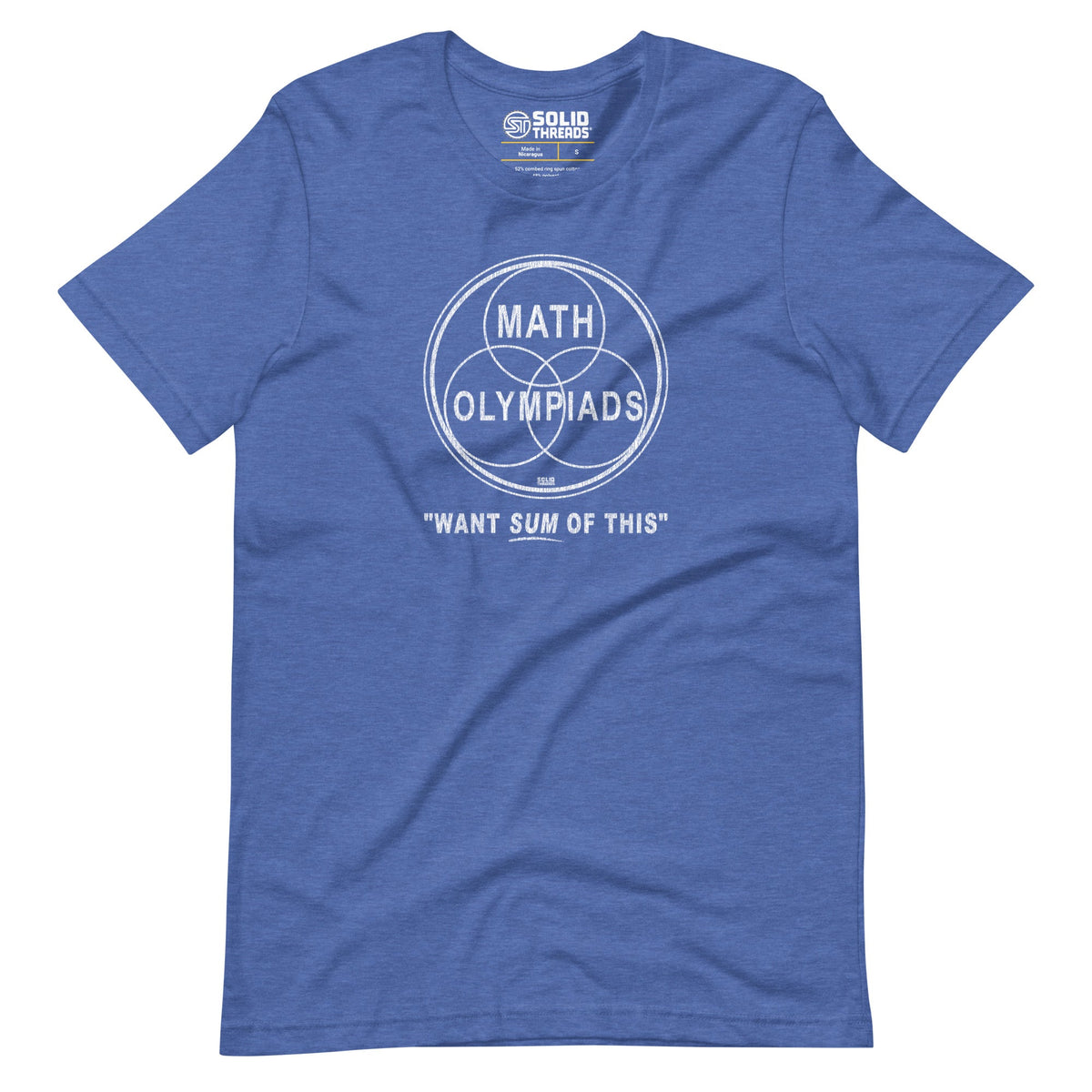 Math Olympiads Want Sum Of This Vintage T-shirt | SOLID THREADS