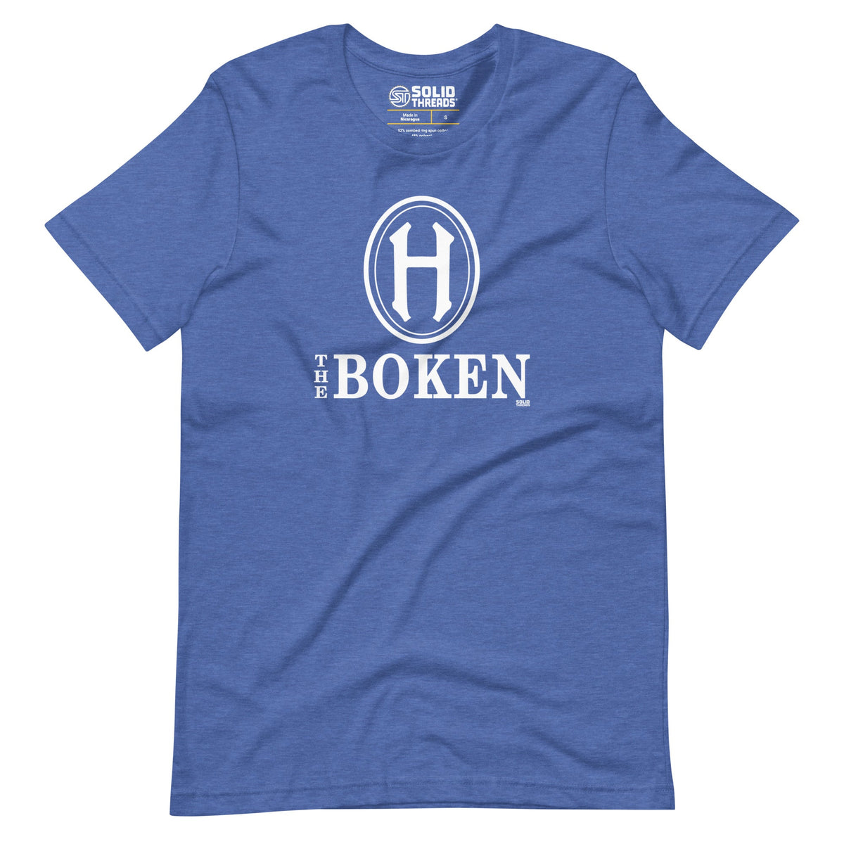 Men&#39;s The Boken Cool Soft Style T-Shirt | Vintage Hoboken Tee | Solid Threads