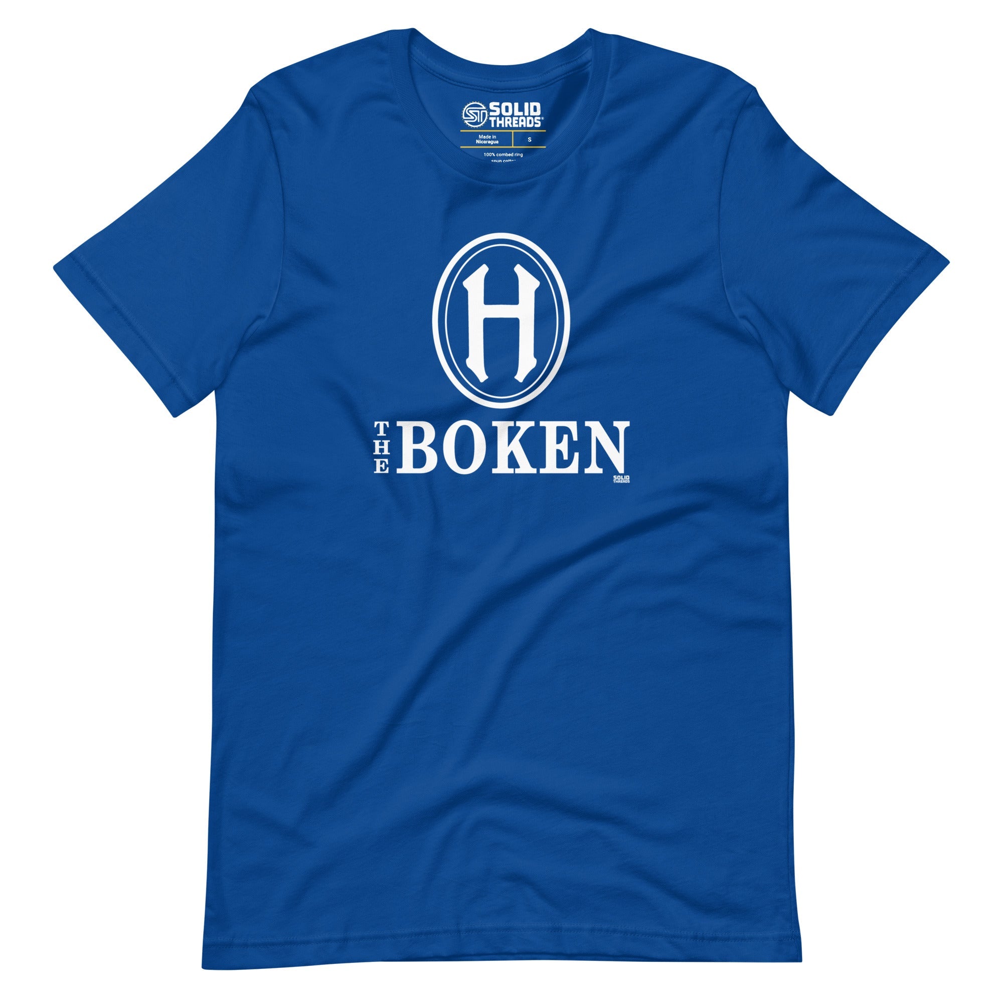 Men's The Boken Cool Soft Style T-Shirt | Vintage Hoboken Tee | Solid Threads