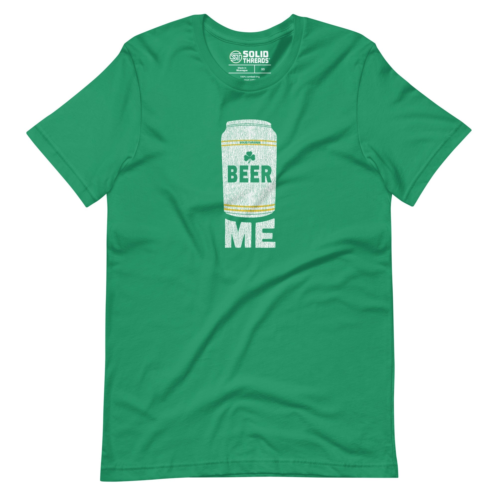 Men's Beer Me Vintage Soft Style T-Shirt | Funny Drinking Pints Tee | Solid Threads