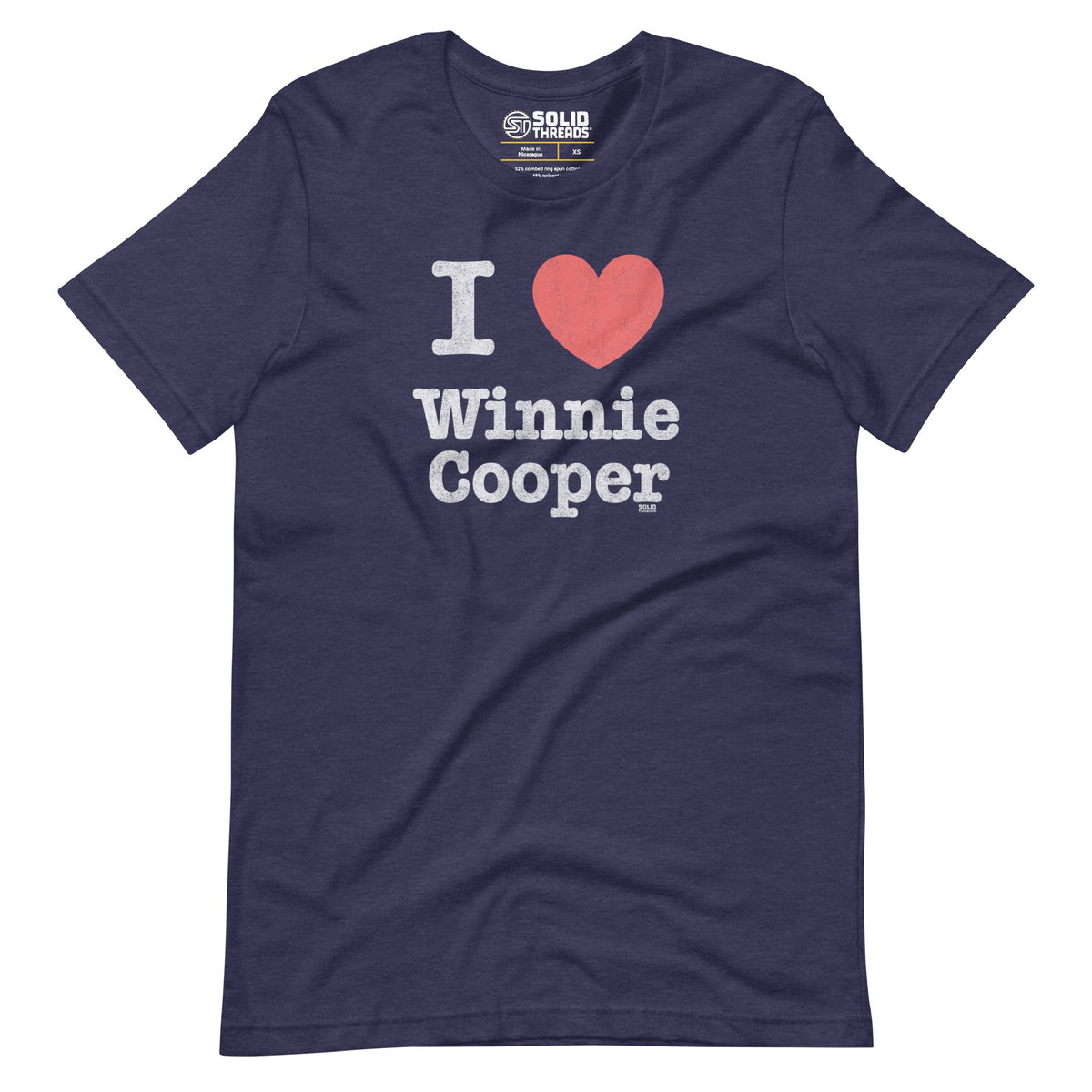 Men&#39;s Winnie Cooper Vintage Soft Style Tee | Retro Wonder Years T-shirt for Men | Solid Threads