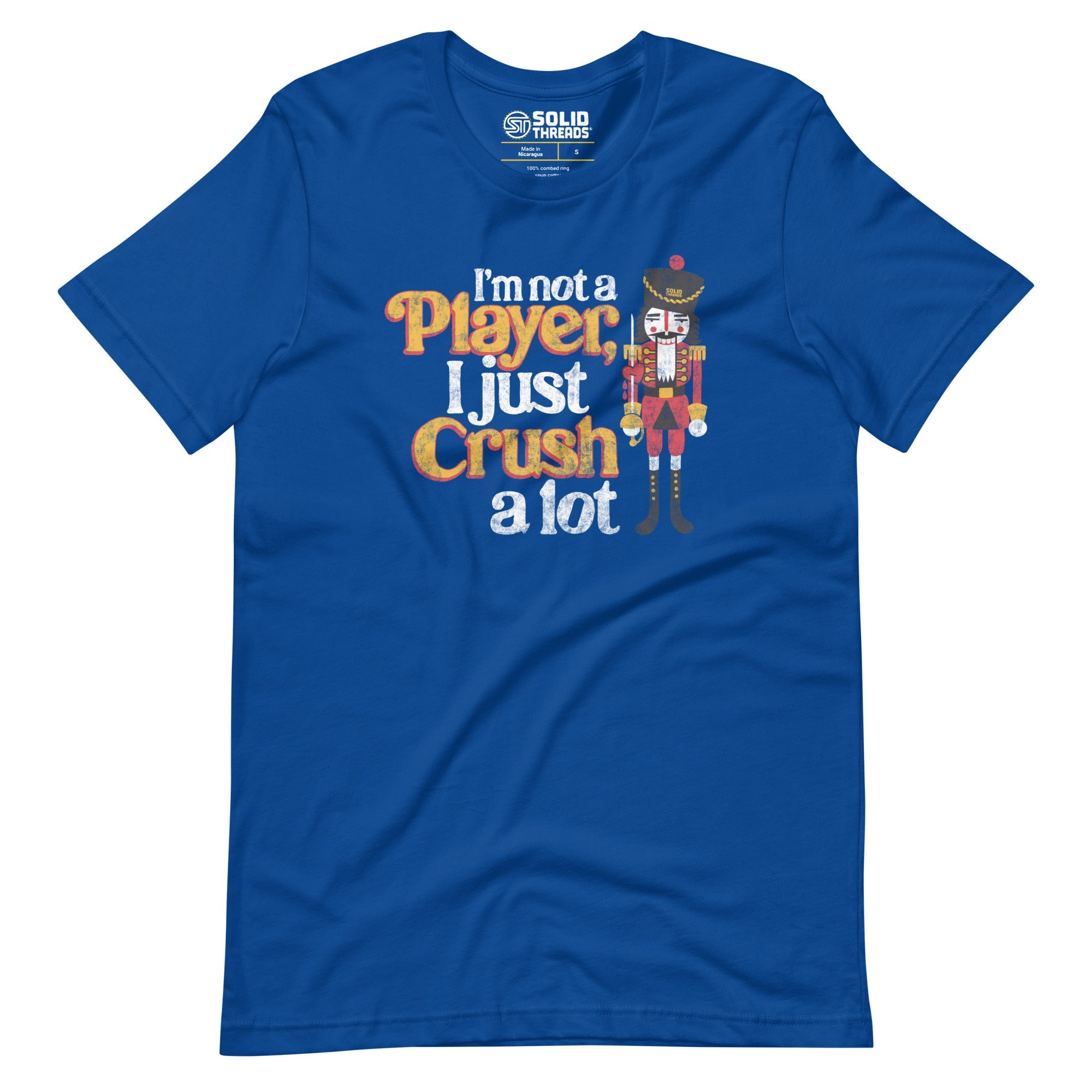 I'm Not A Player I Just Crush A Lot Vintage T-shirt | SOLID THREADS