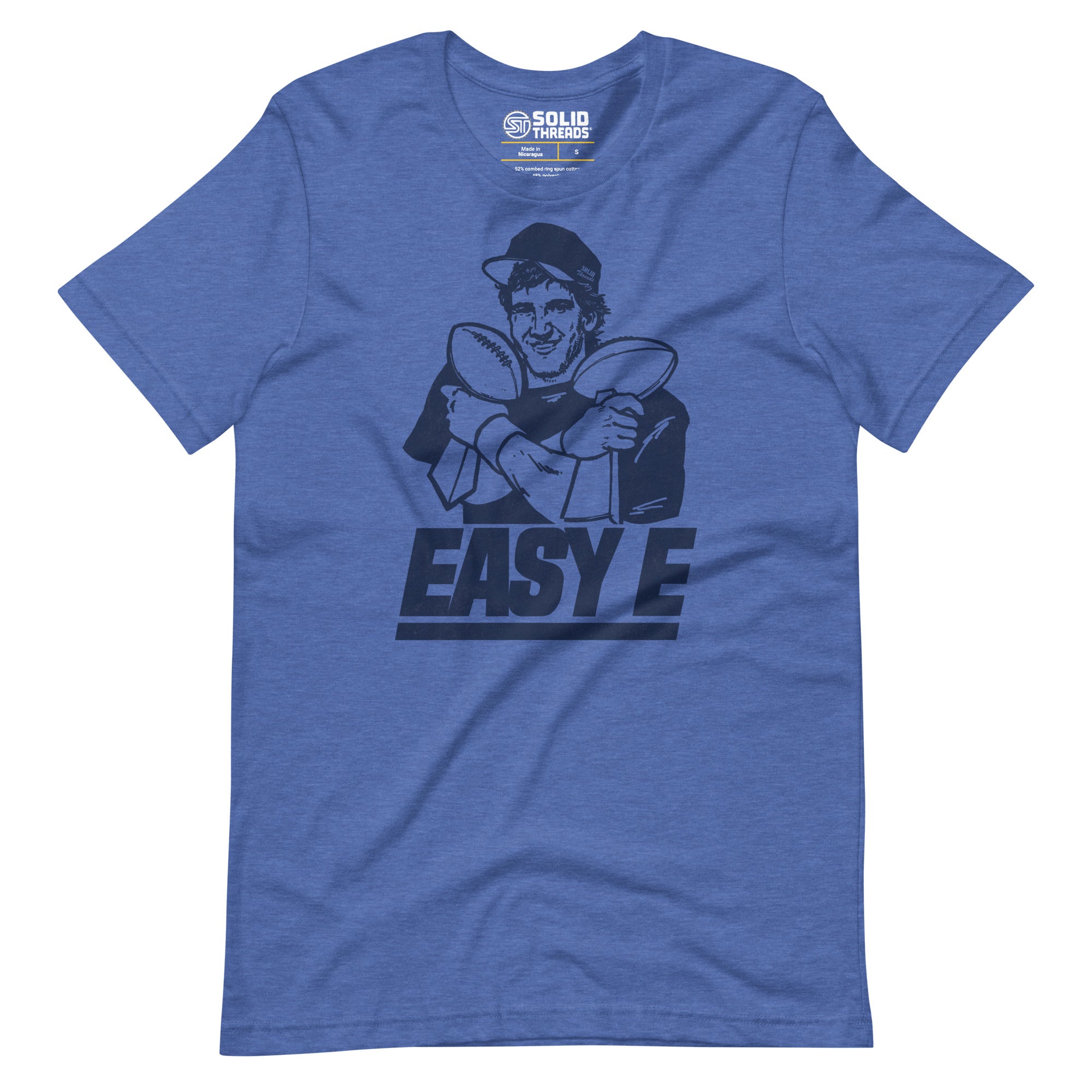 Men's Easy E Vintage Soft Style T-Shirt | Funny Ny Giants Tee | Solid Threads