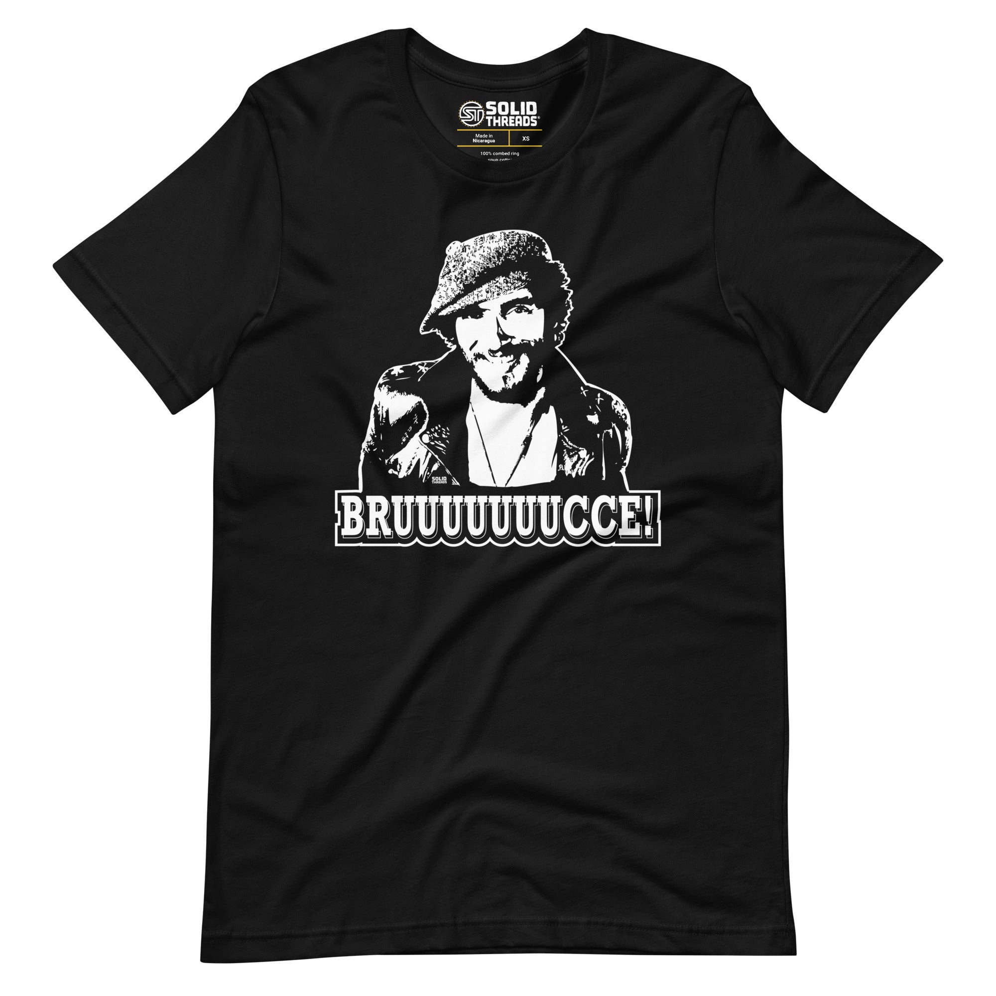 Men's Bruuuuuce Vintage Soft Style T-Shirt | Funny Bruce Springsteen Tee | Solid Threads