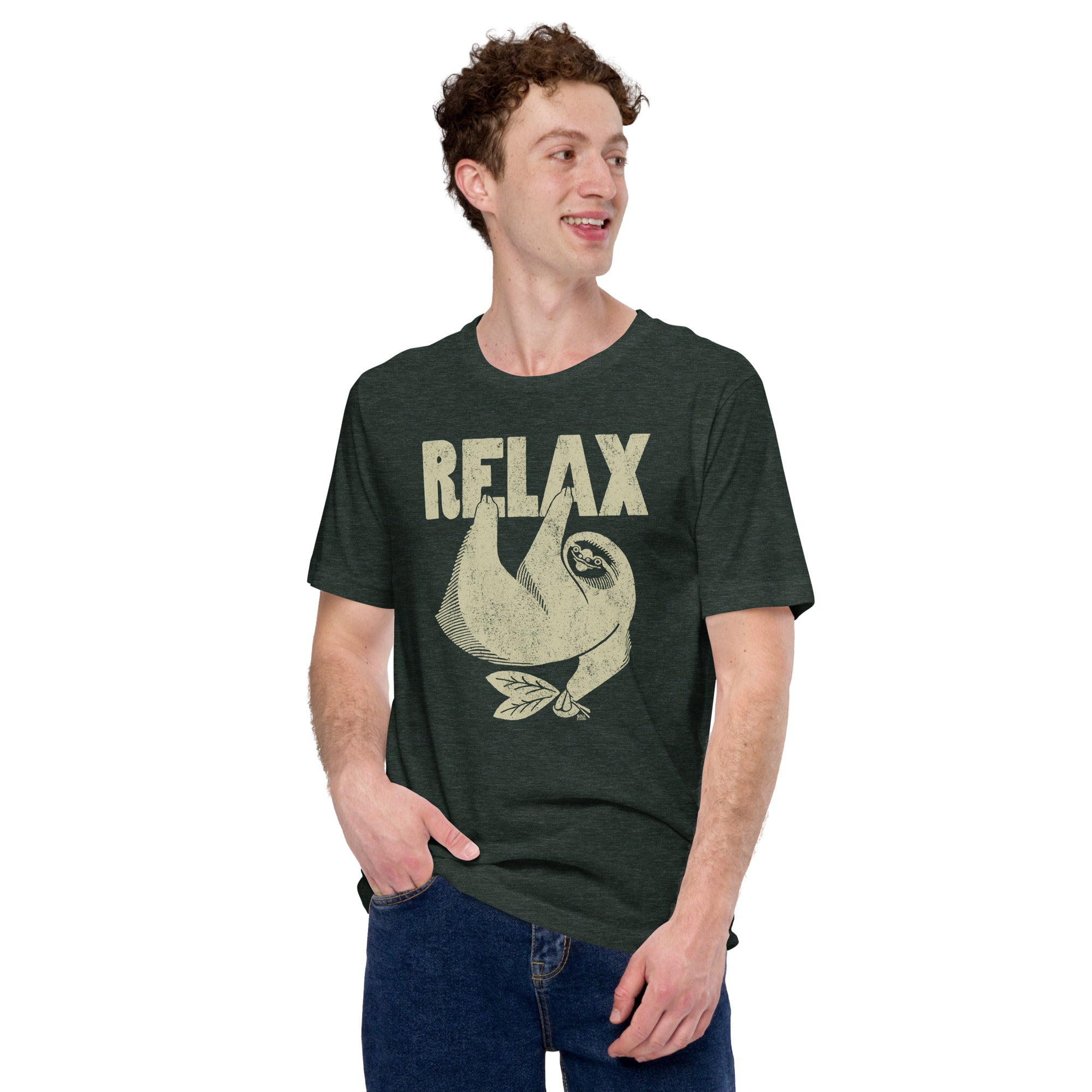 Relax Vintage T-Shirt on Model | SOLID THREADS