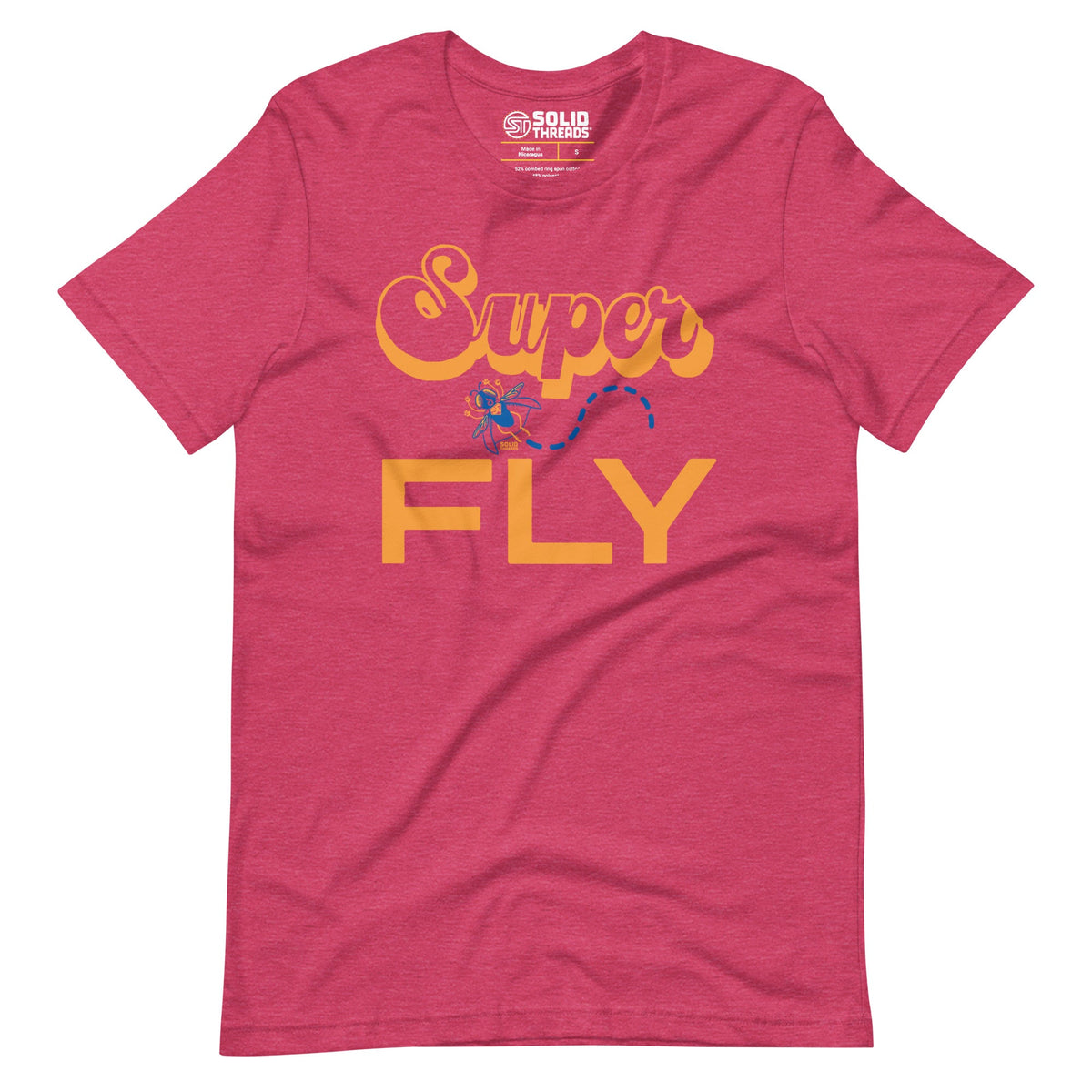 Men&#39;s Superfly Vintage Soft Style T-Shirt | Funny Curtis Mayfield Tee | Solid Threads