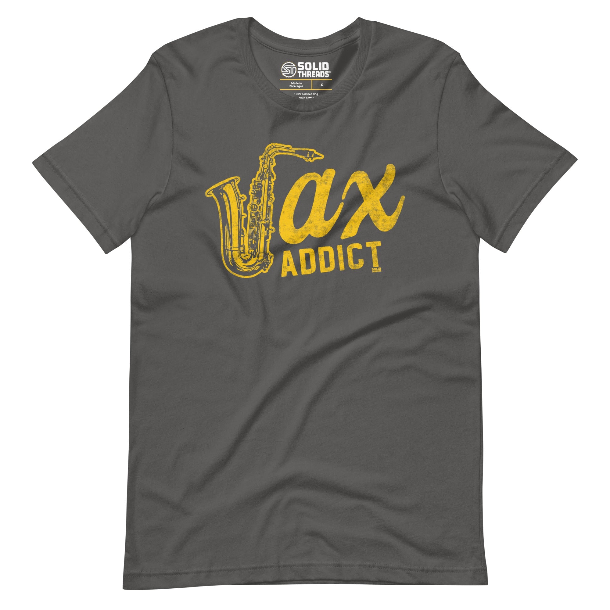 Sax Addict Vintage T-shirt | SOLID THREADS