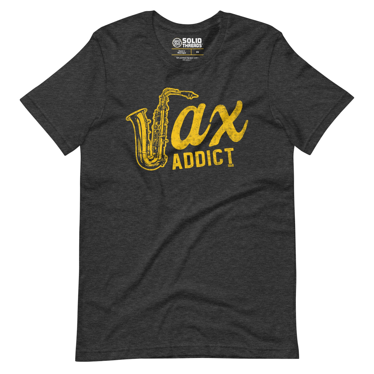 Sax Addict Vintage T-shirt | SOLID THREADS