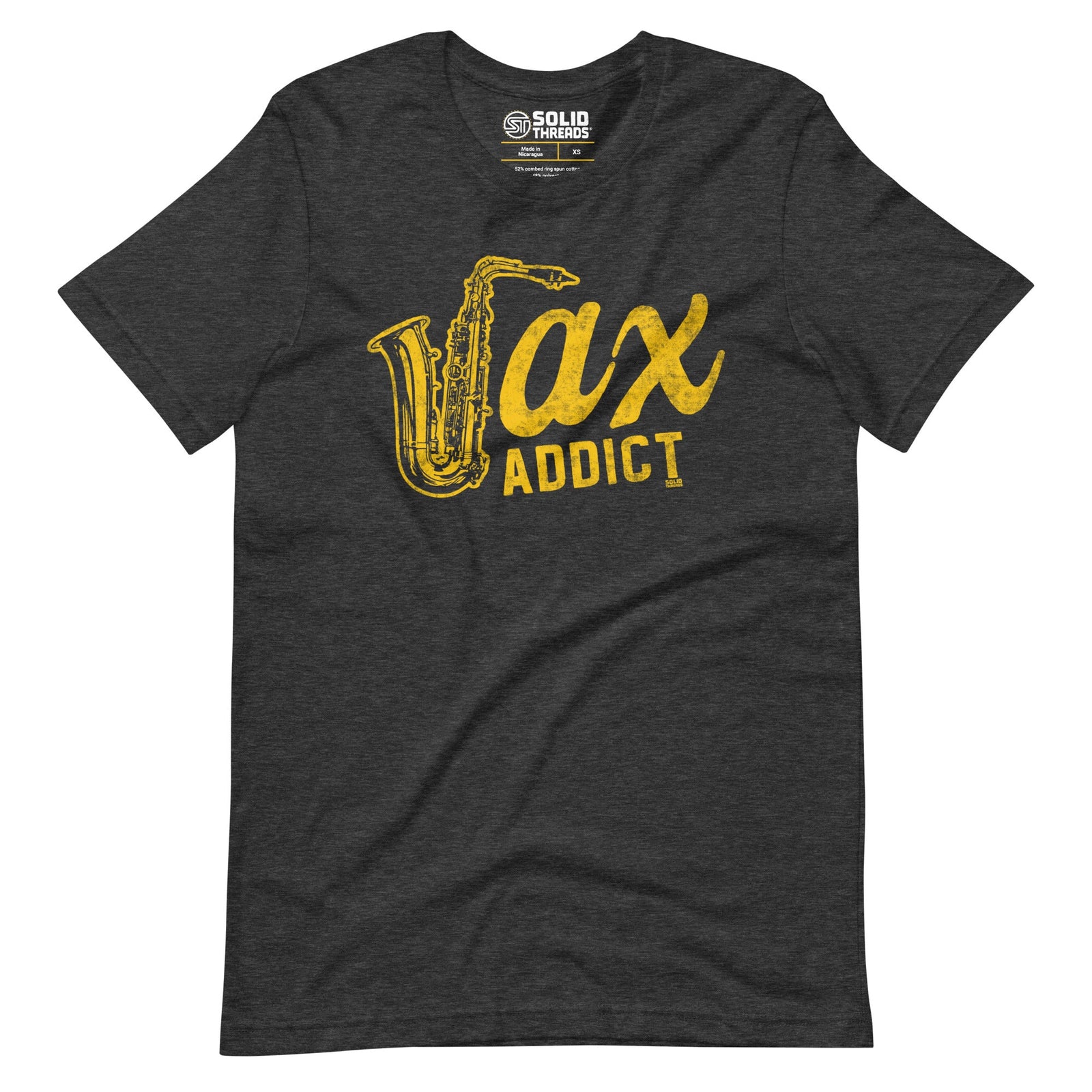 Sax Addict Vintage T-shirt | SOLID THREADS