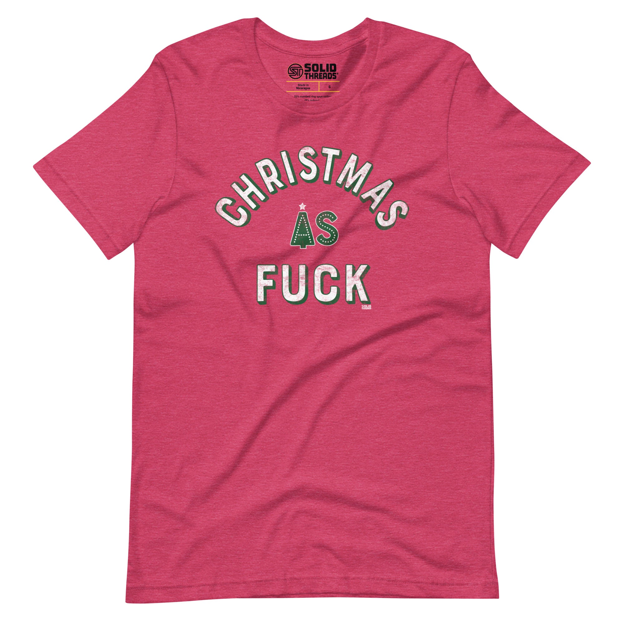 Christmas As Fuck Vintage Inspired T-shirt | SOLID THREADS