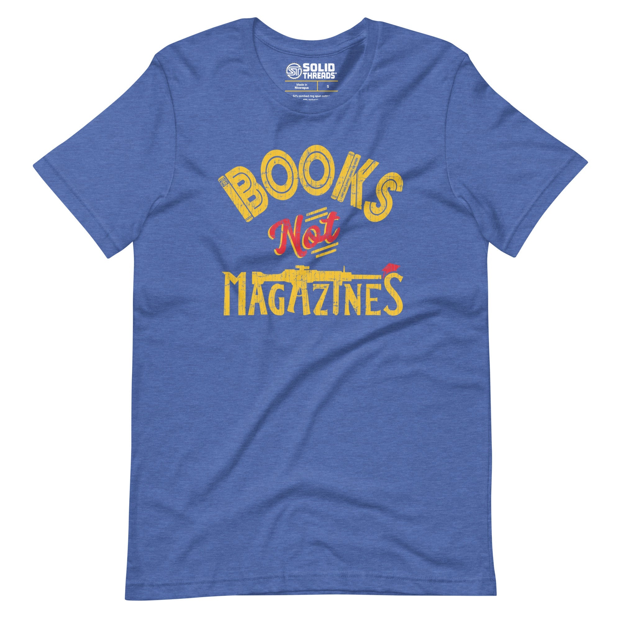 Books Not Magazines Retro Gun Reform T-Shirt