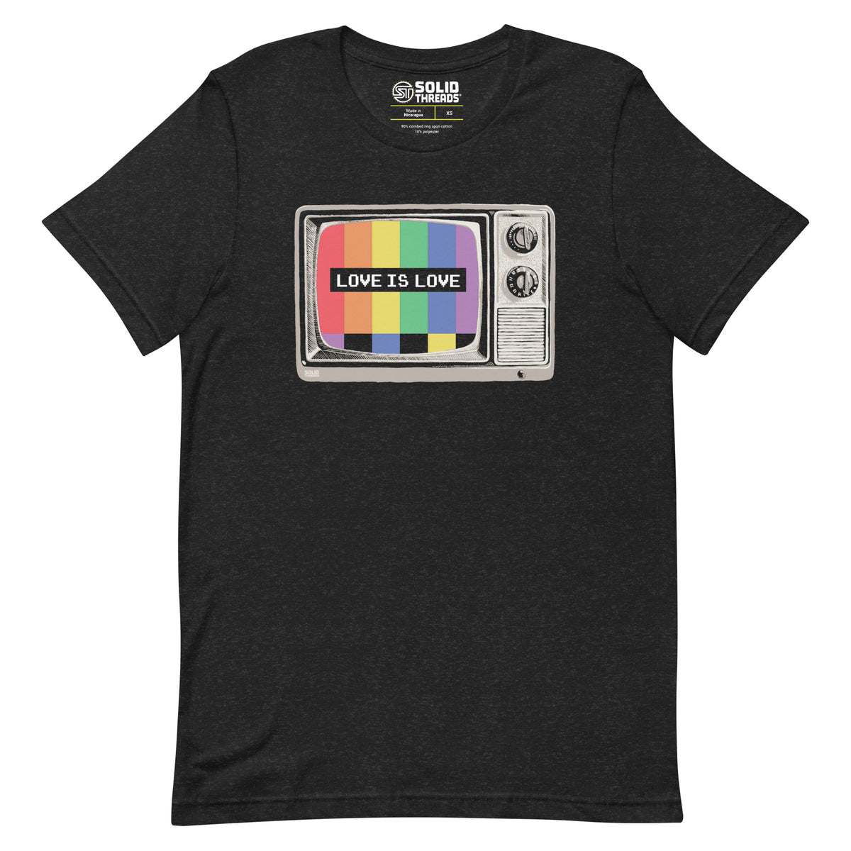 Men&#39;s Pride Emergency Cool Soft Style T-Shirt | Retro Lgbtq Tee | Solid Threads