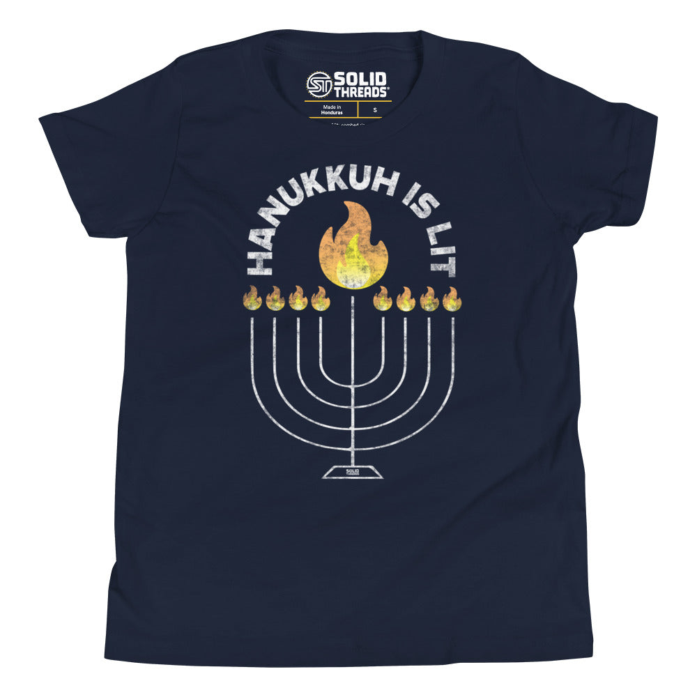 Sweat-shirt Prêt à Rocker Pour Hanoucca – Motif Dreidel Et Menorah – Cadeau De Fête Juive - 8